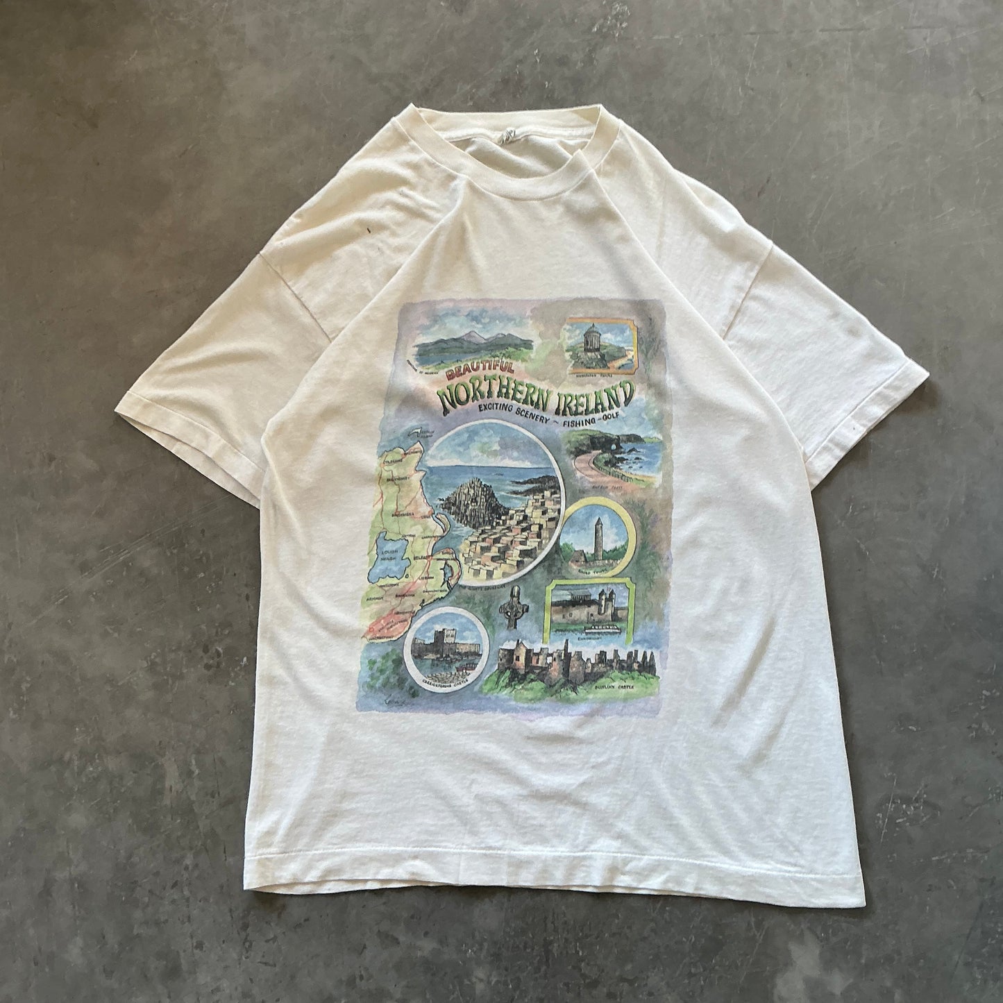 Vintage 90’s NI Tourist Tee Size Large