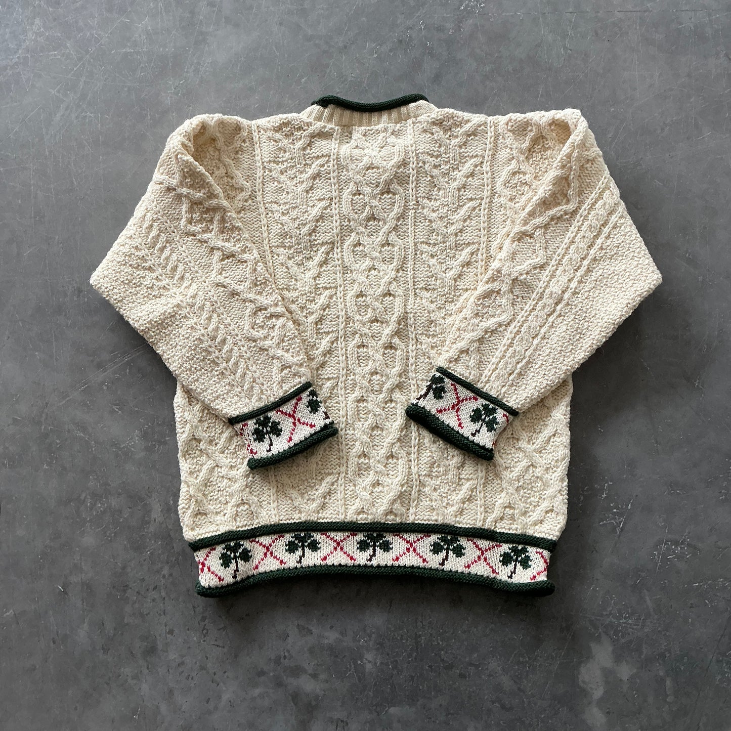 Vintage Ireland Knit Geansaí Size Small