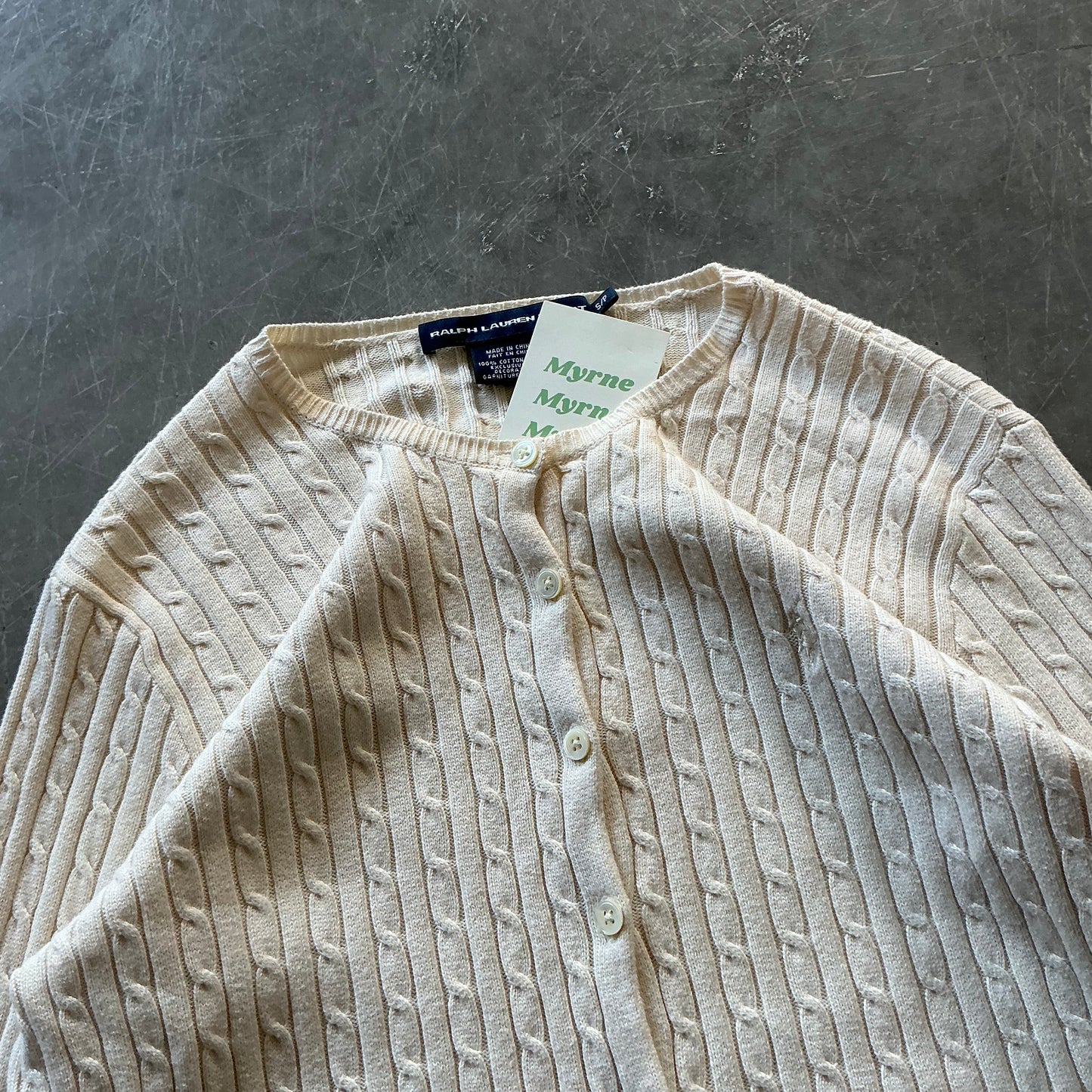 Vintage Ralph Lauren Cardigan Size UK 8