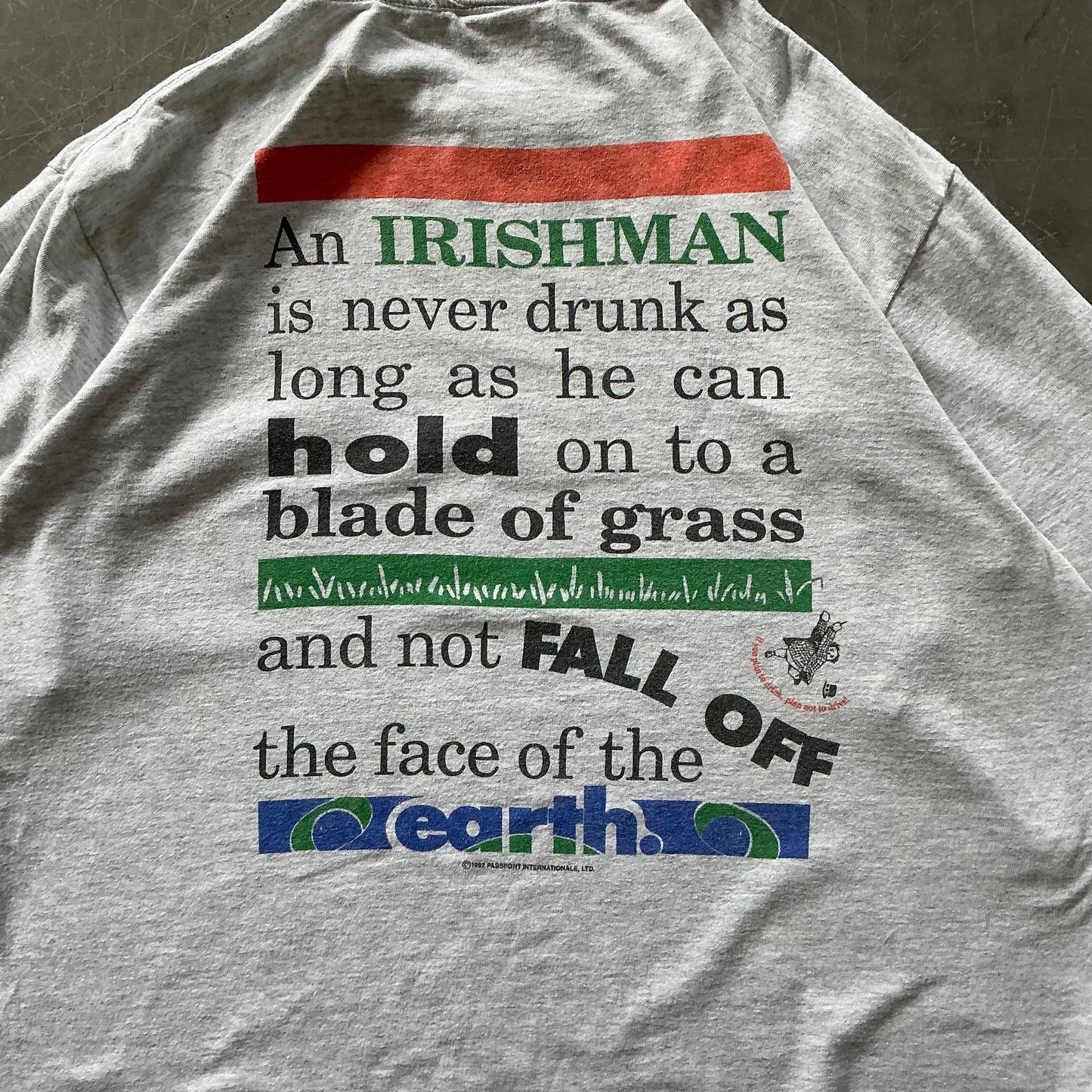 1992 St Patrick’s Day Tee Size XL LONG