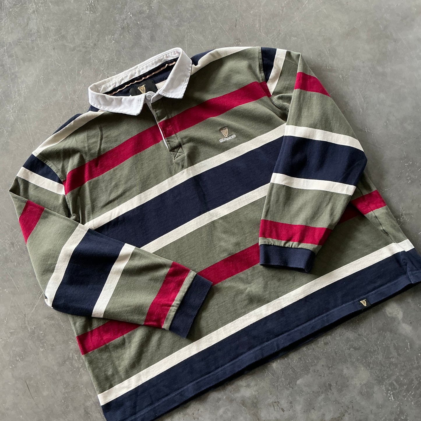 Vintage Guinness Rugby Shirt Boxy XL