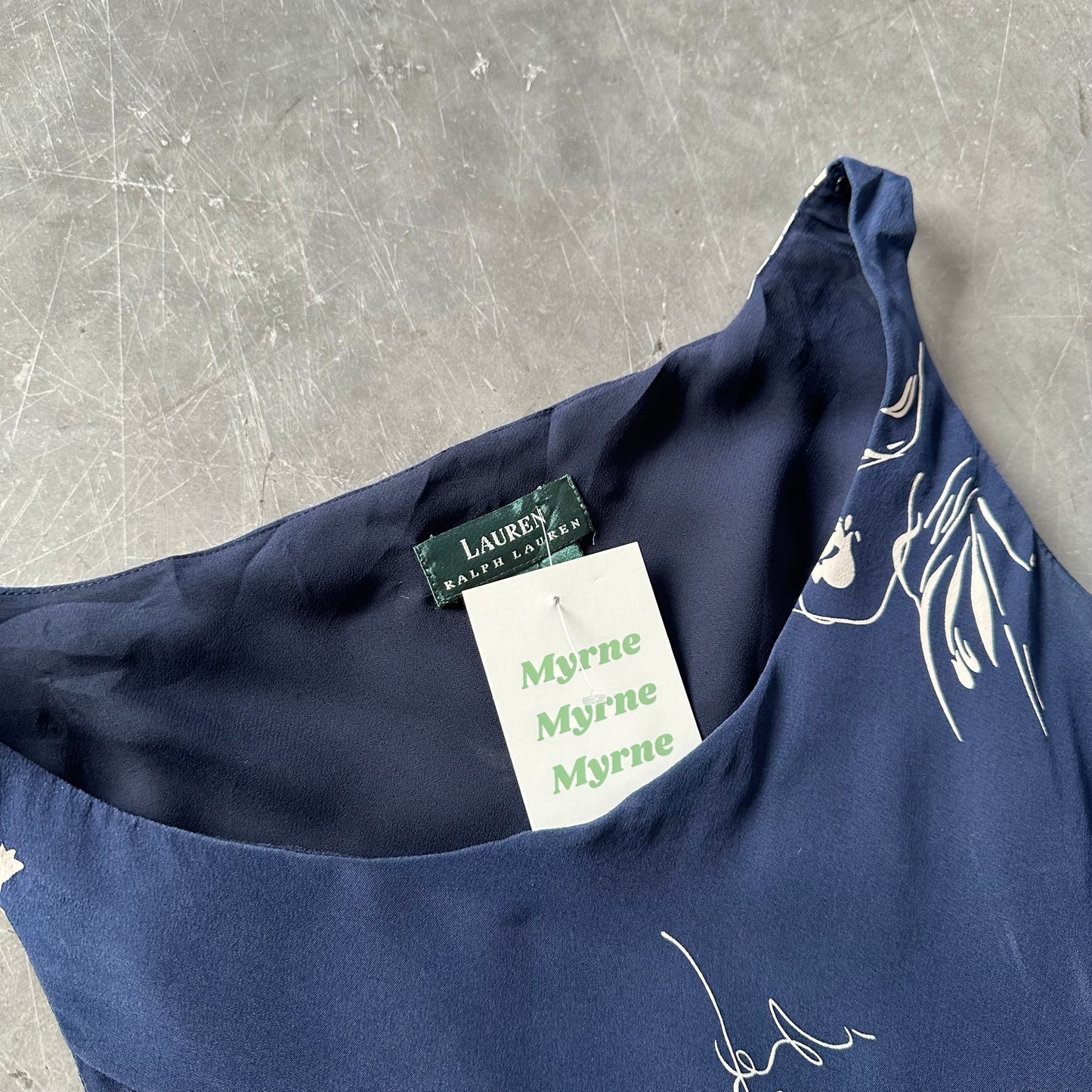 Vintage Ralph Lauren Midi Dress UK 10