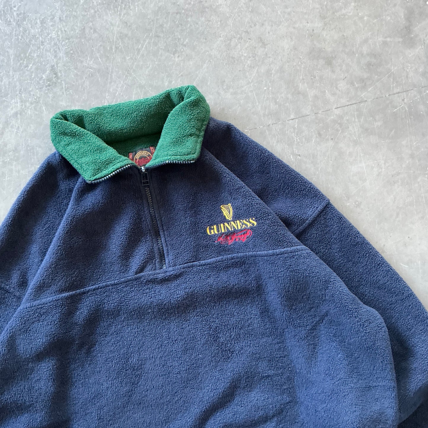 Vintage Guinness fleece size XL