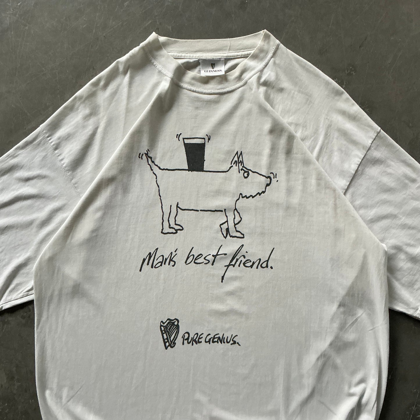 90's Guinness Mans Best Friend Tee Size XL