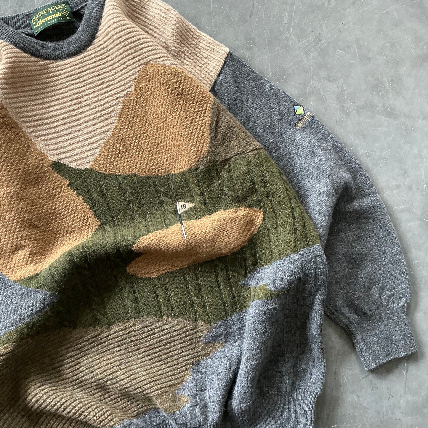 Vintage Woollen Golf Sweater Size Large