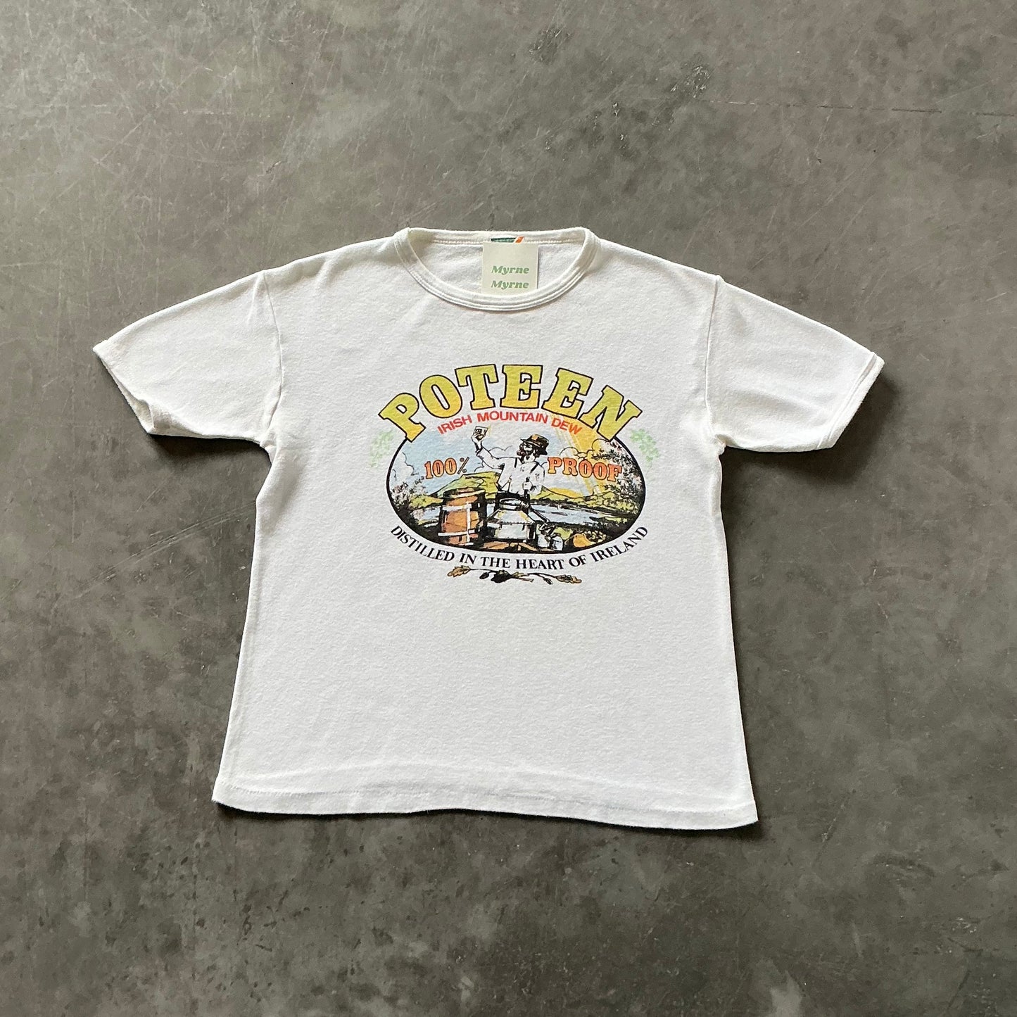 90's Poteen Ringer Tee Size Small