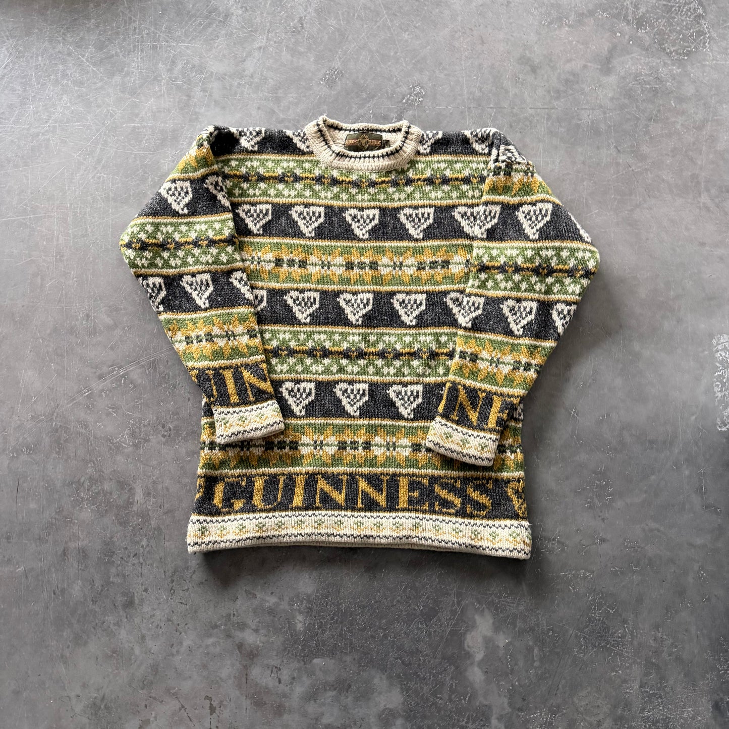 80's Vintage Guinness Knit Size L