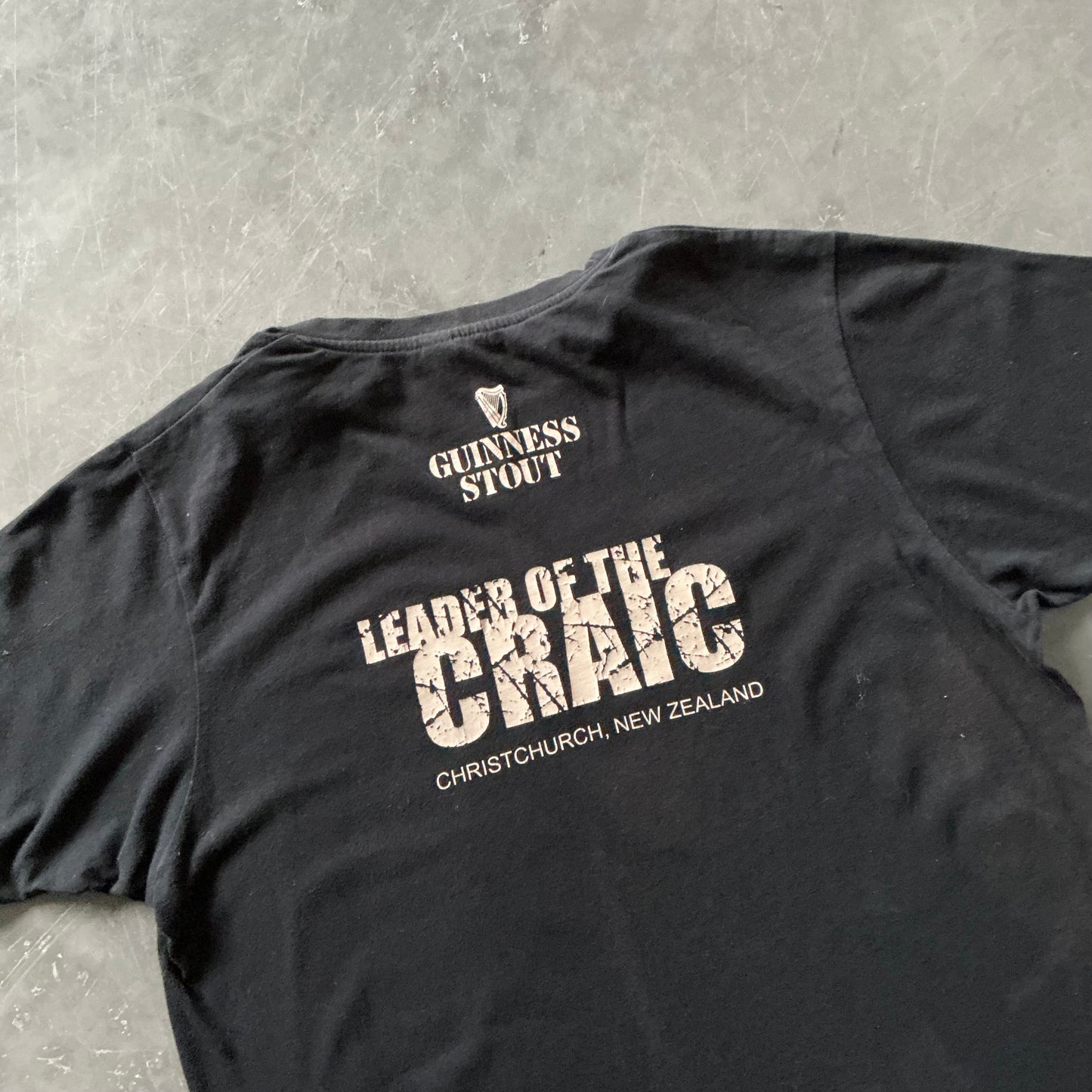 Vintage Guinness Stout Christchurch Tee Size L