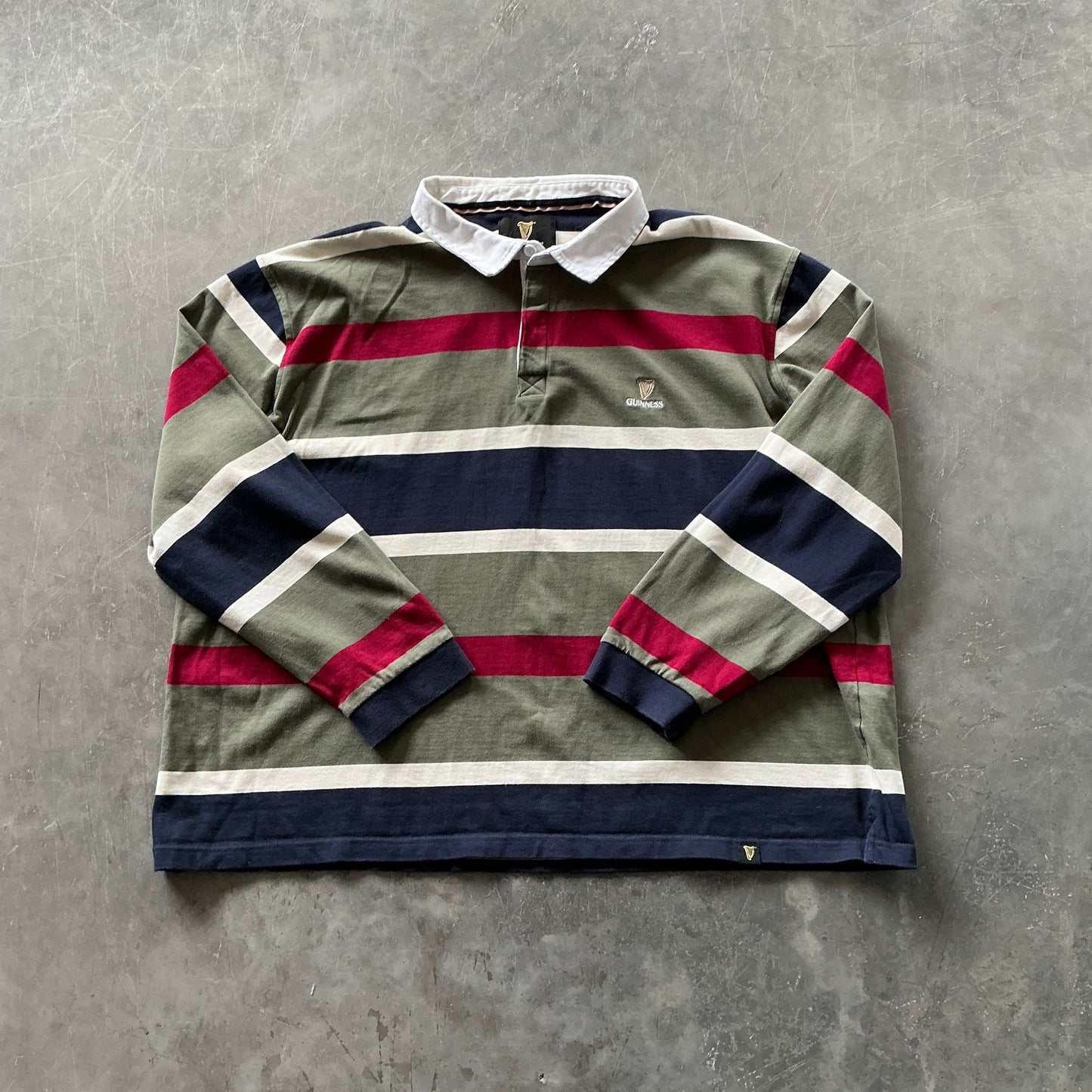 Vintage Guinness Rugby Shirt Boxy XL