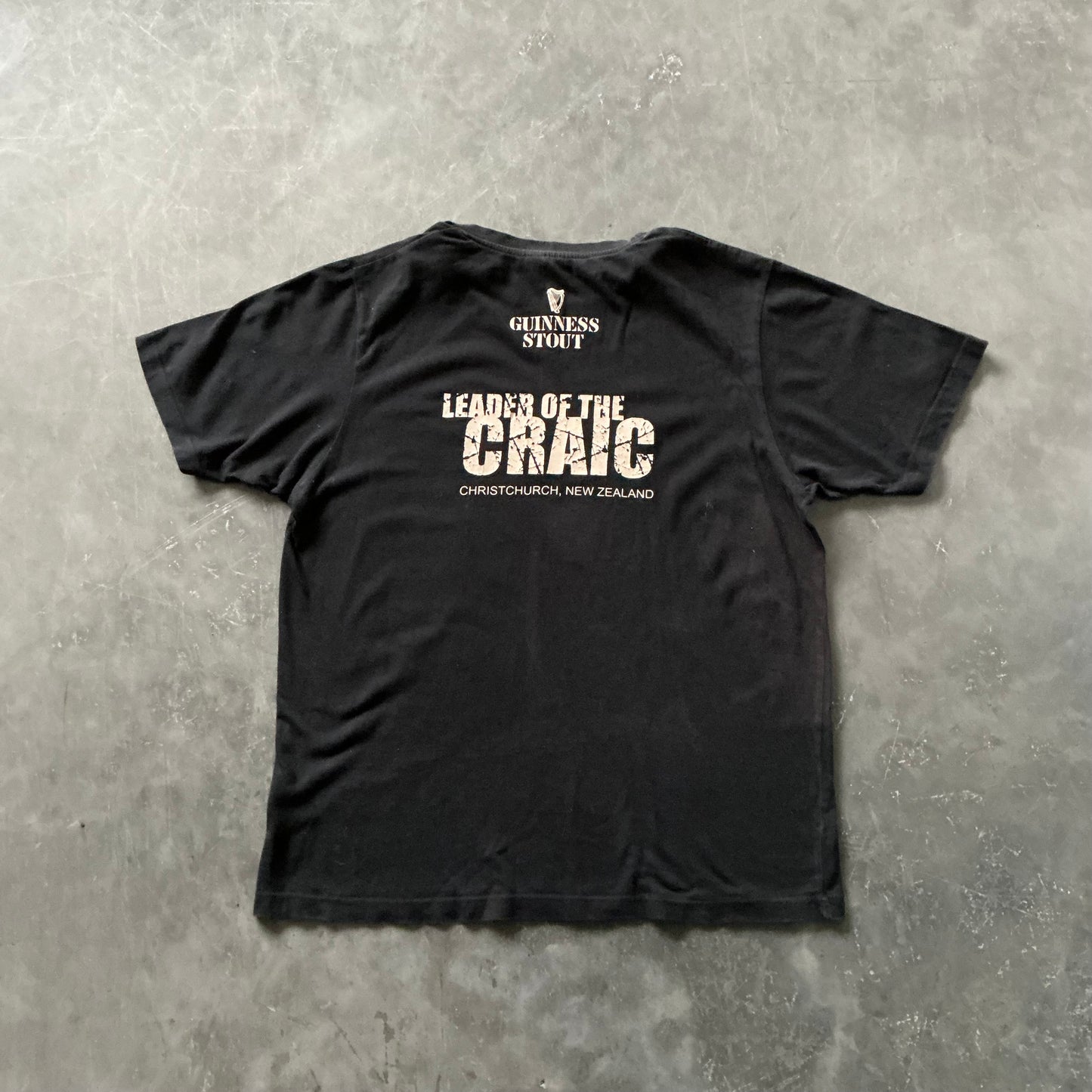 Vintage Guinness Stout Christchurch Tee Size L