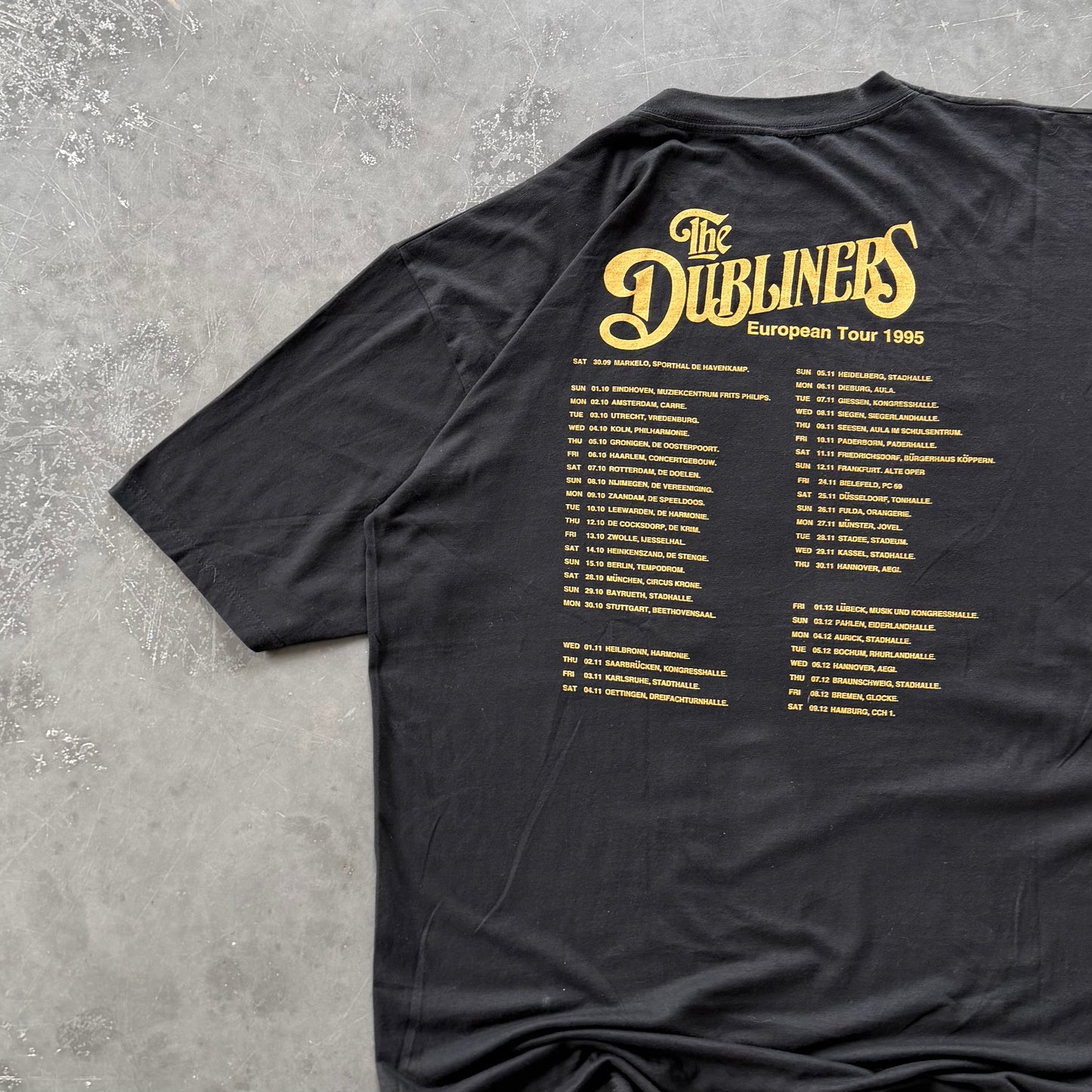 1995 Rare Dubliners Euro Tour Tee Size XXL