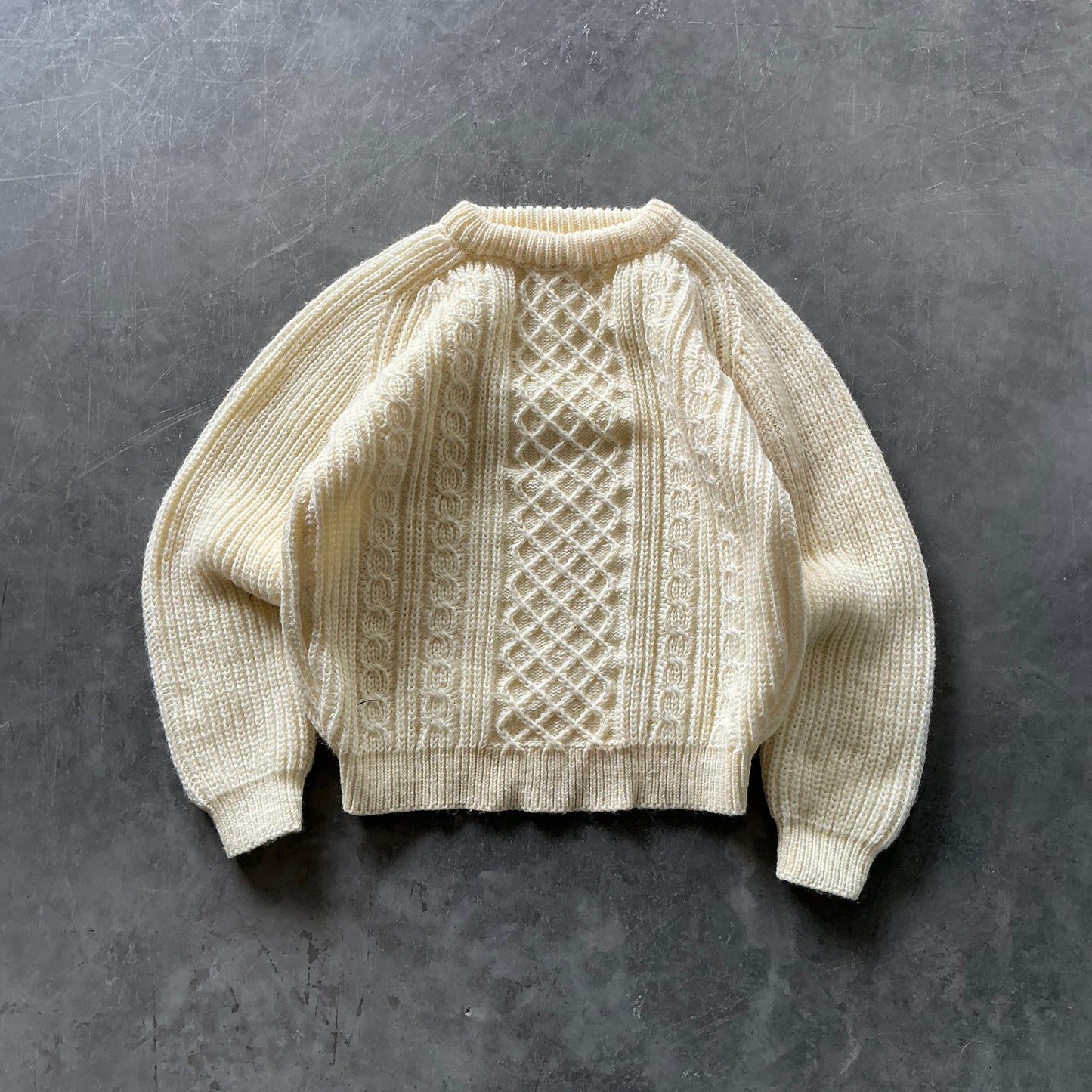 Vintage Chunky Knit Geansaí Size Medium