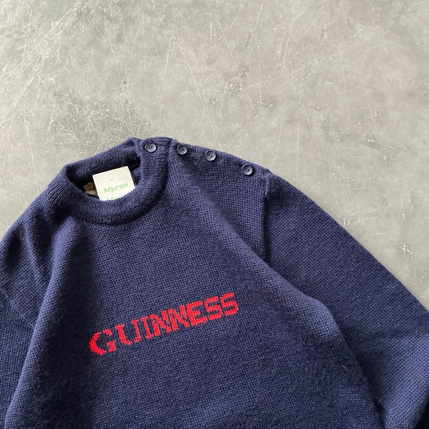 1980's Vintage Guinness Knit Size Large