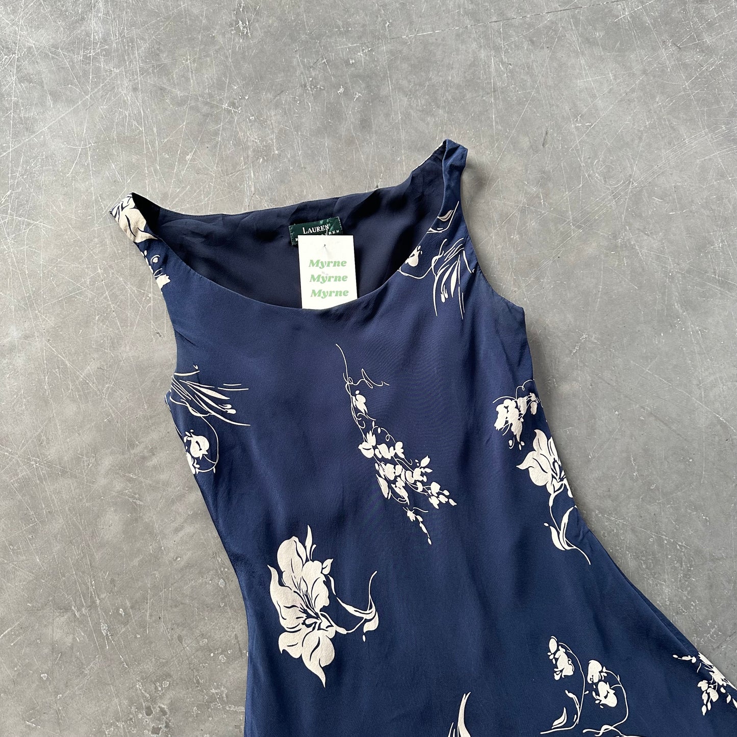 Vintage Ralph Lauren Midi Dress UK 10