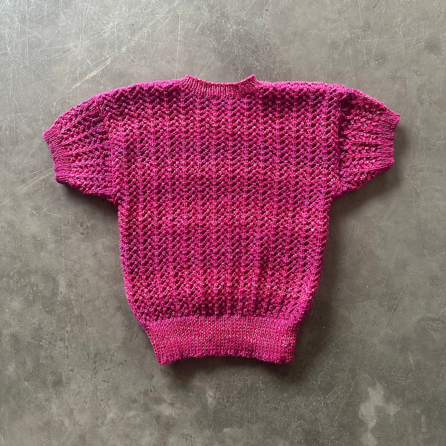 Vintage Knitted Top Size UK 6