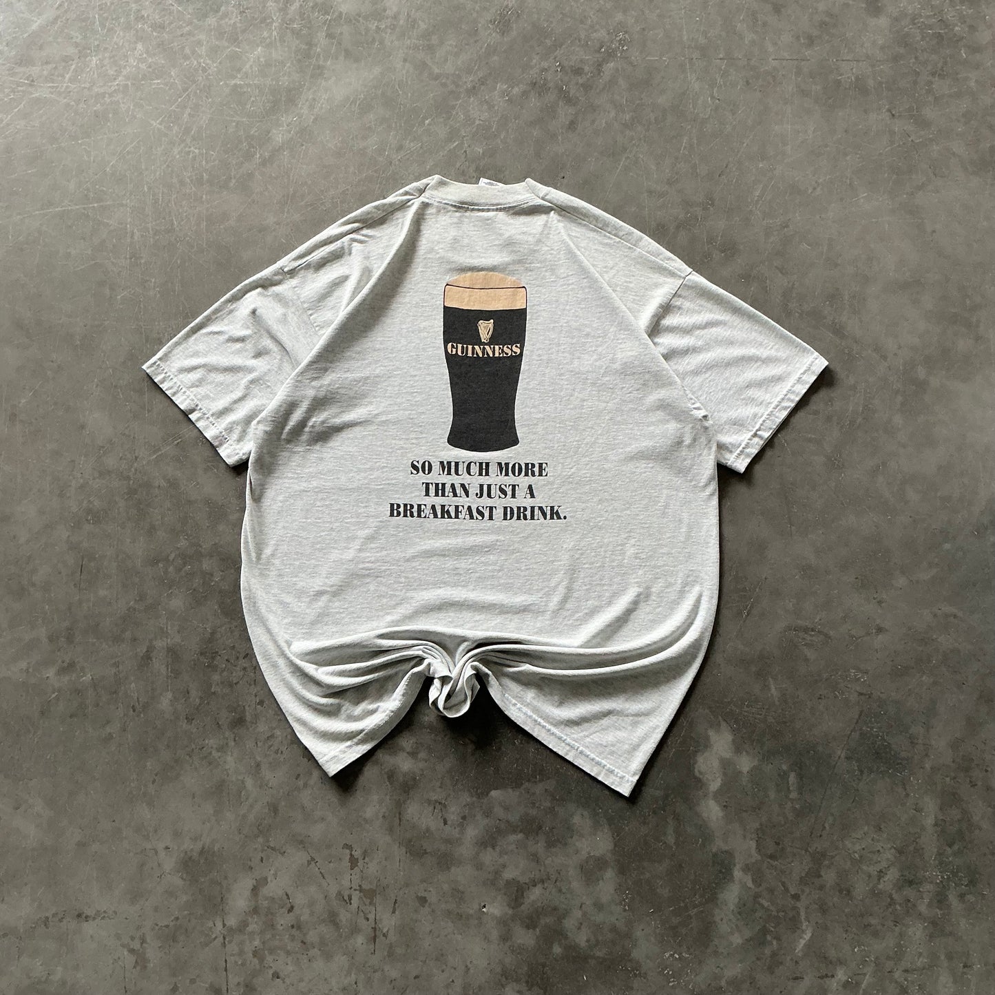 90's Rare Guinness Breakfast Tee Size XL