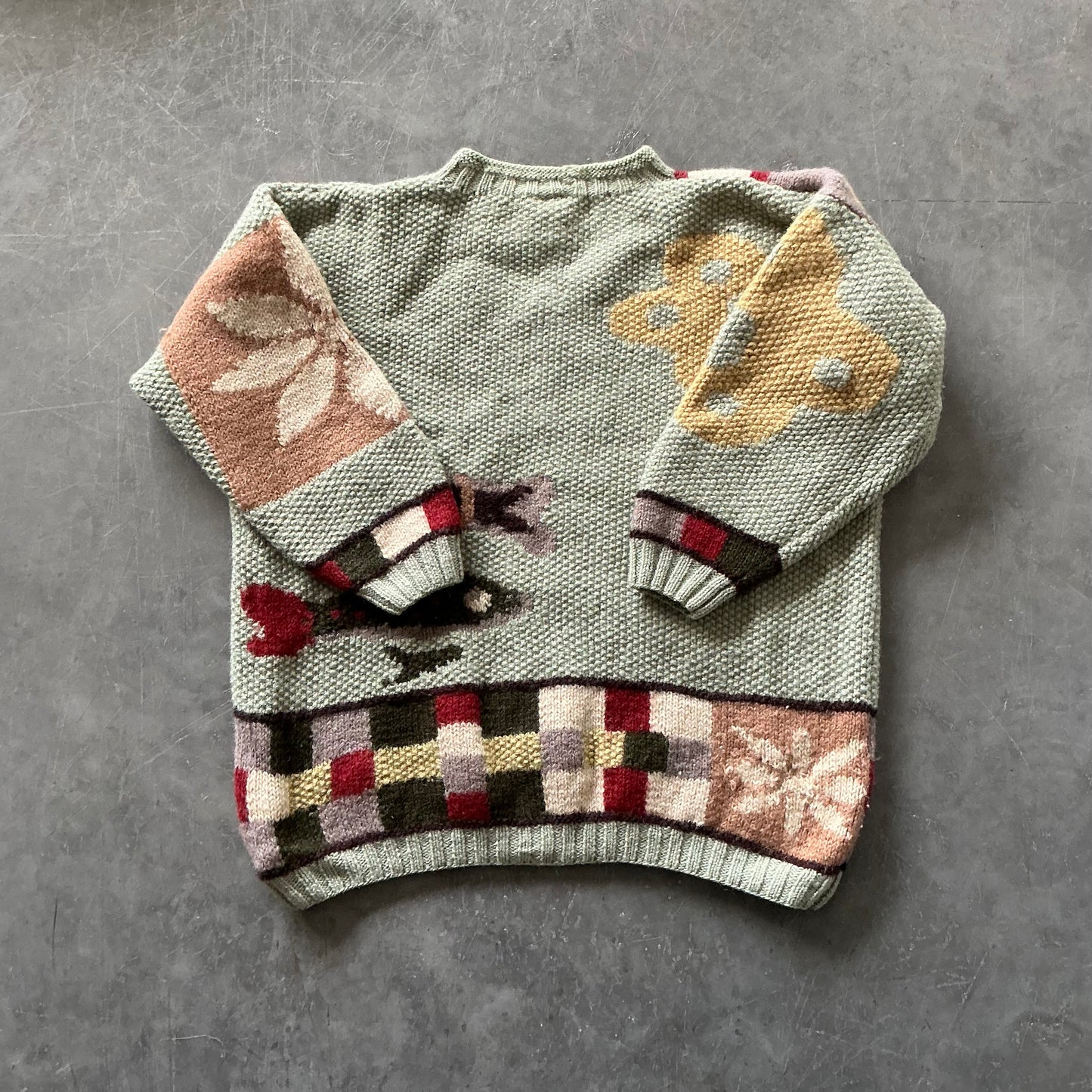 Vintage Fish Wool Sweater Size Small WMNS
