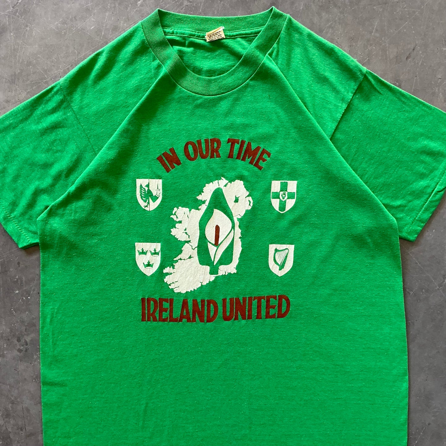 1980’s Rare Ireland United Tee Size Small