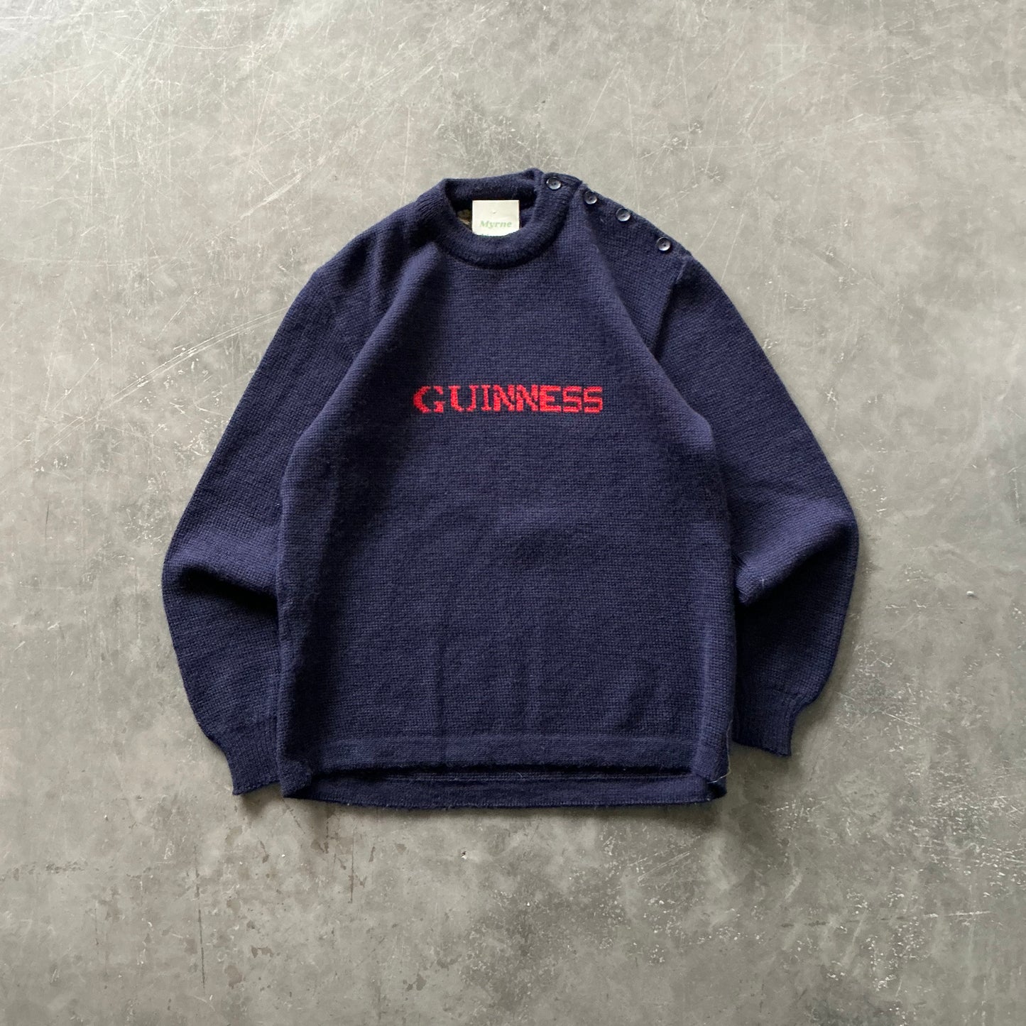 1980's Vintage Guinness Knit Size Large
