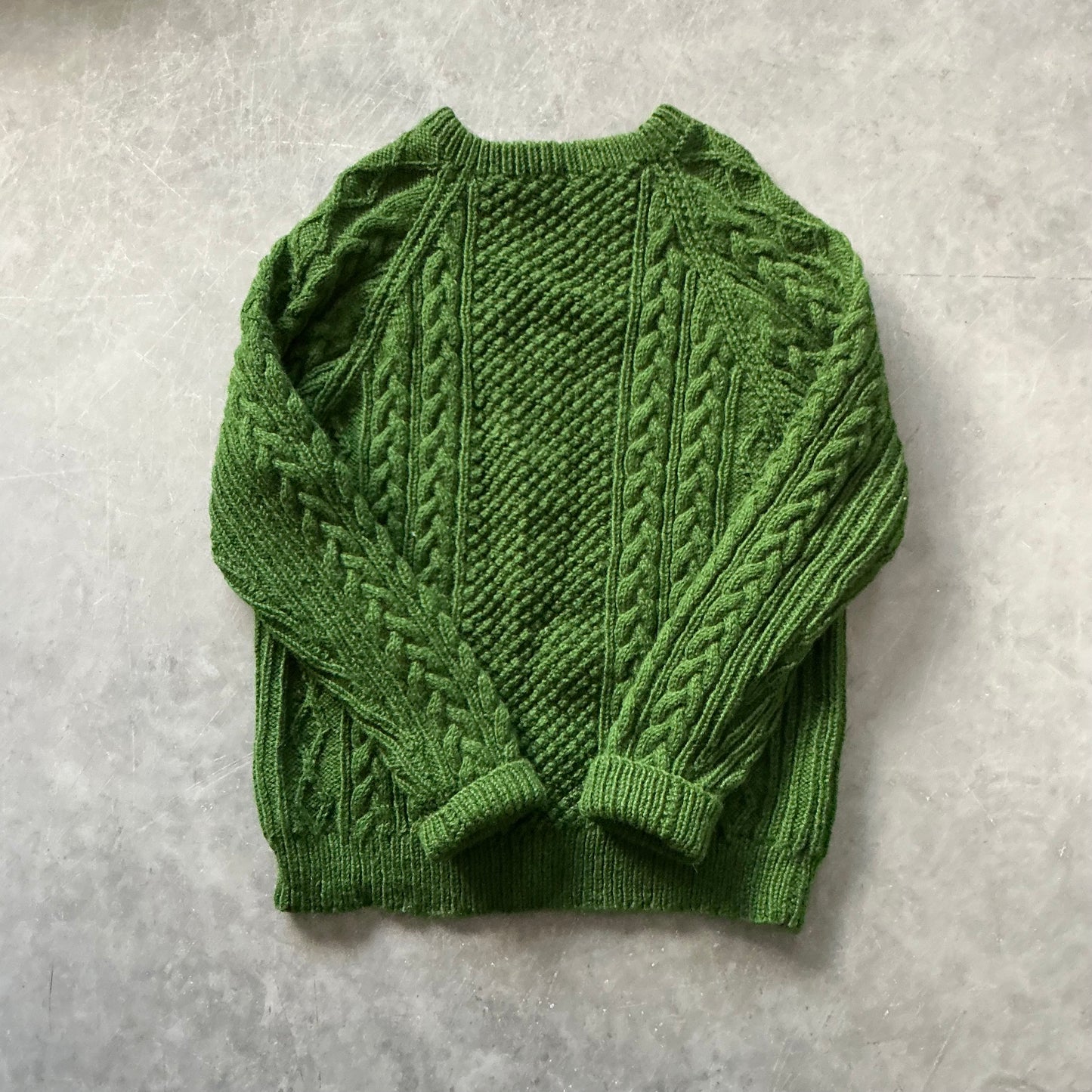 Vintage Woollen Geansaí Size L