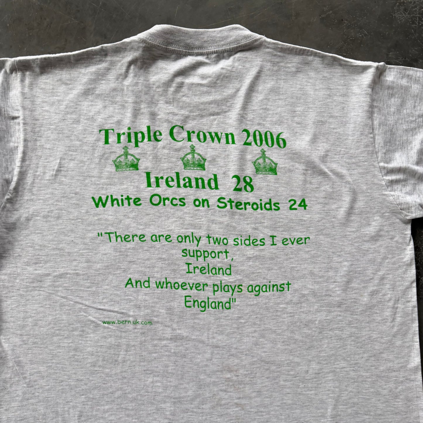 Vintage Ireland England Rugby Tee Size L/XL