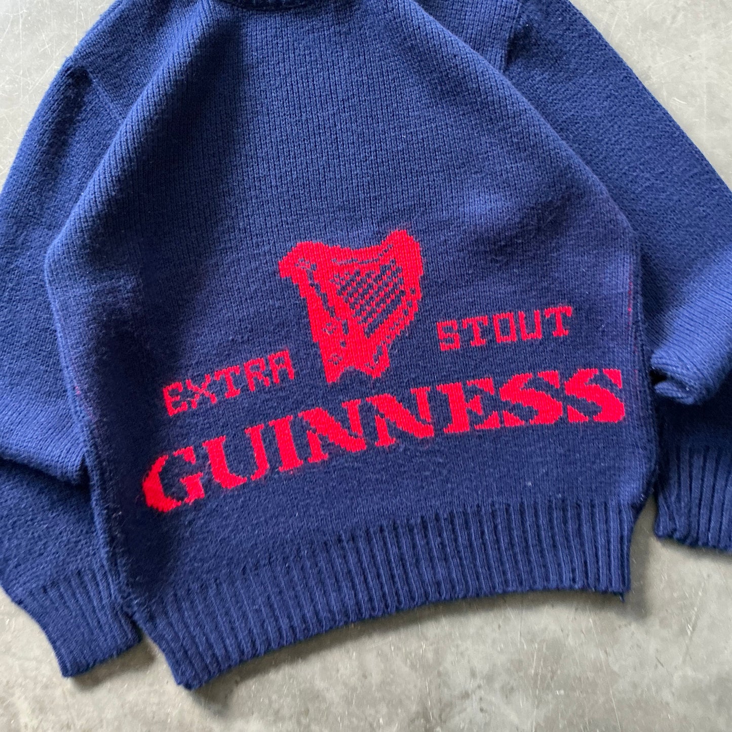 Rare 80’s Guinness Stout Sweater Size S