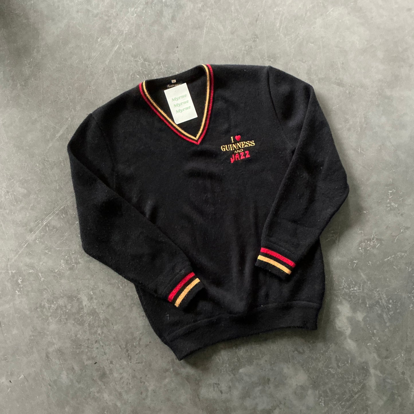 Vintage Guinness Jazz Fest Knit Size XS