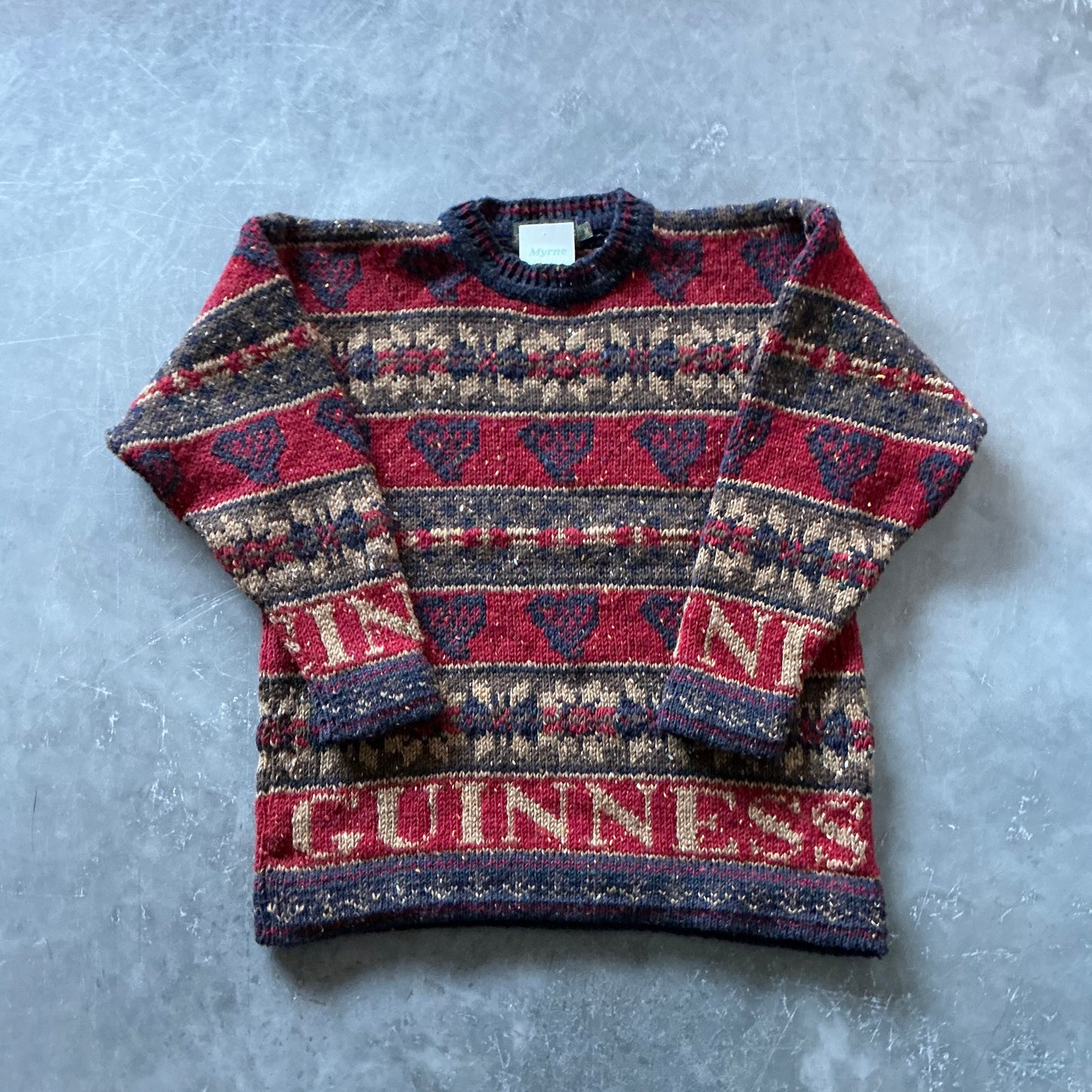 1980's Rare Vintage Guinness Geansaí Size M/L