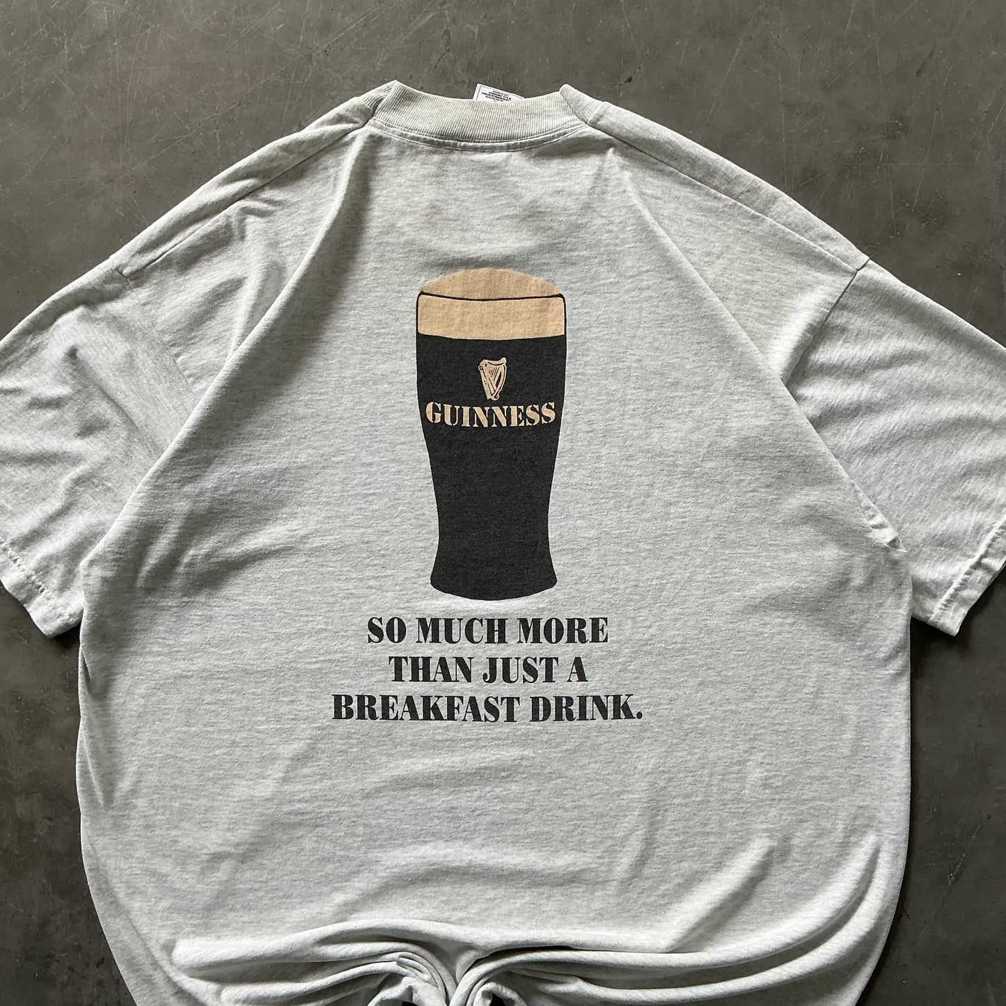 90's Rare Guinness Breakfast Tee Size XL