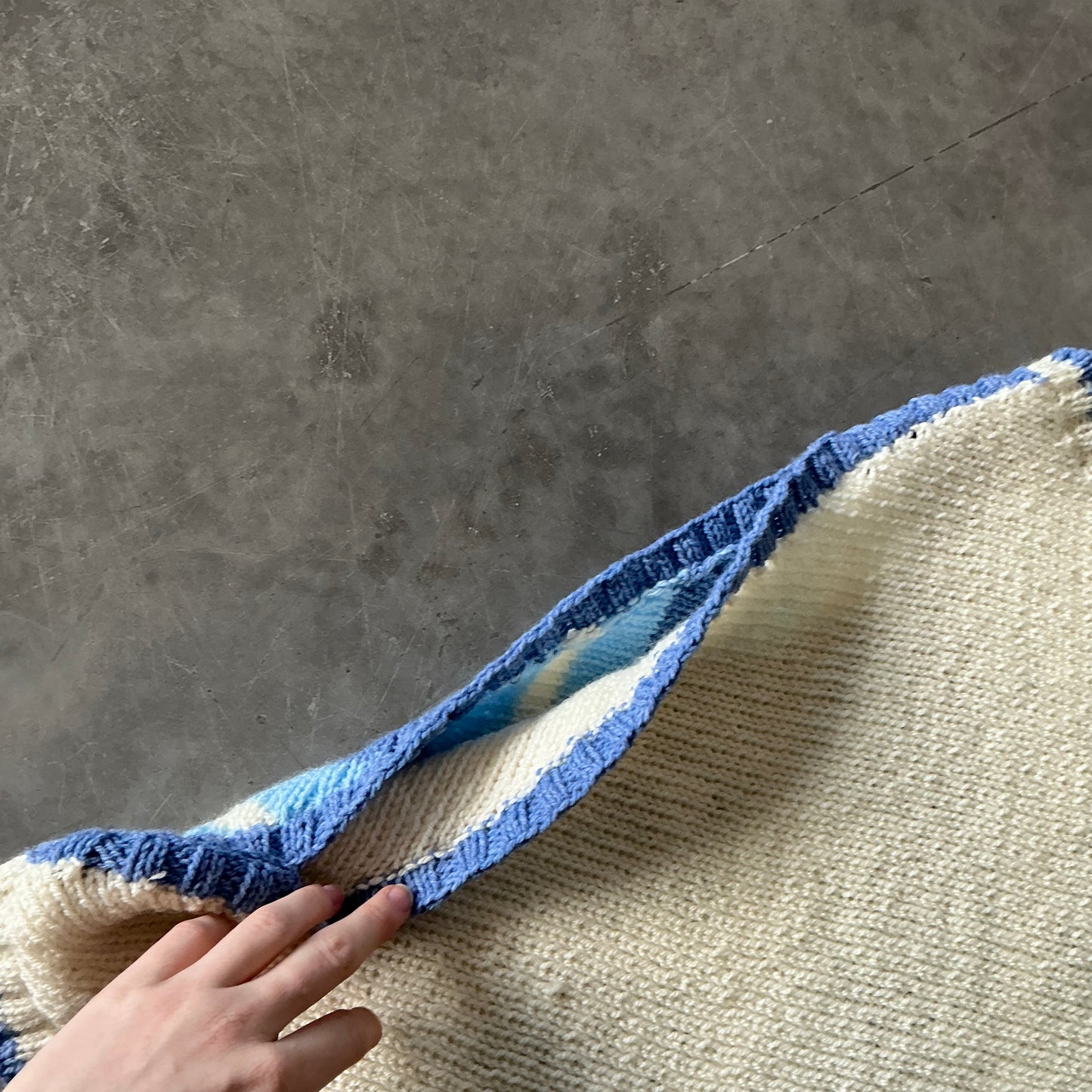 Hand Knitted Tank XXL
