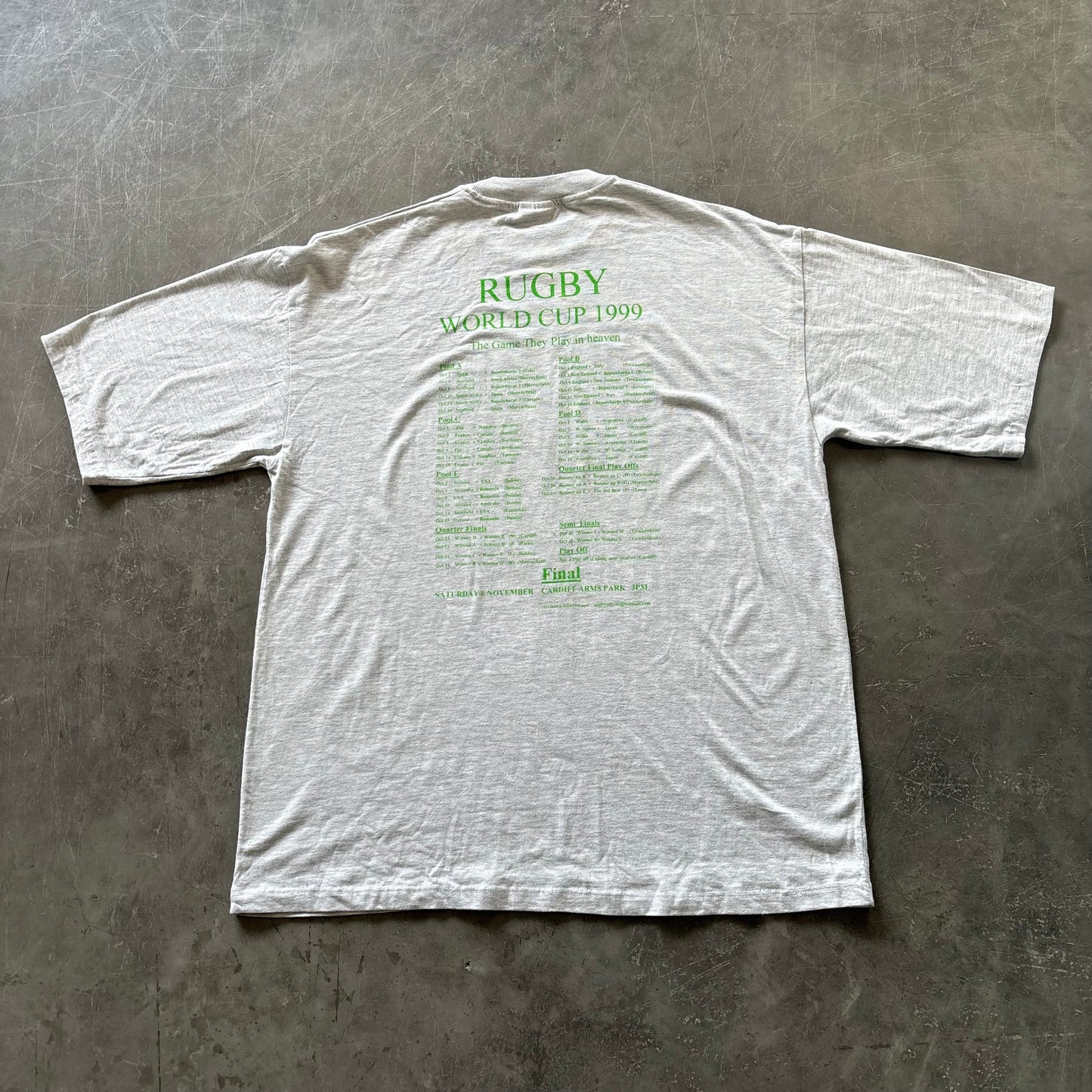 Vintage Ireland V England Rugby Tee Size XL