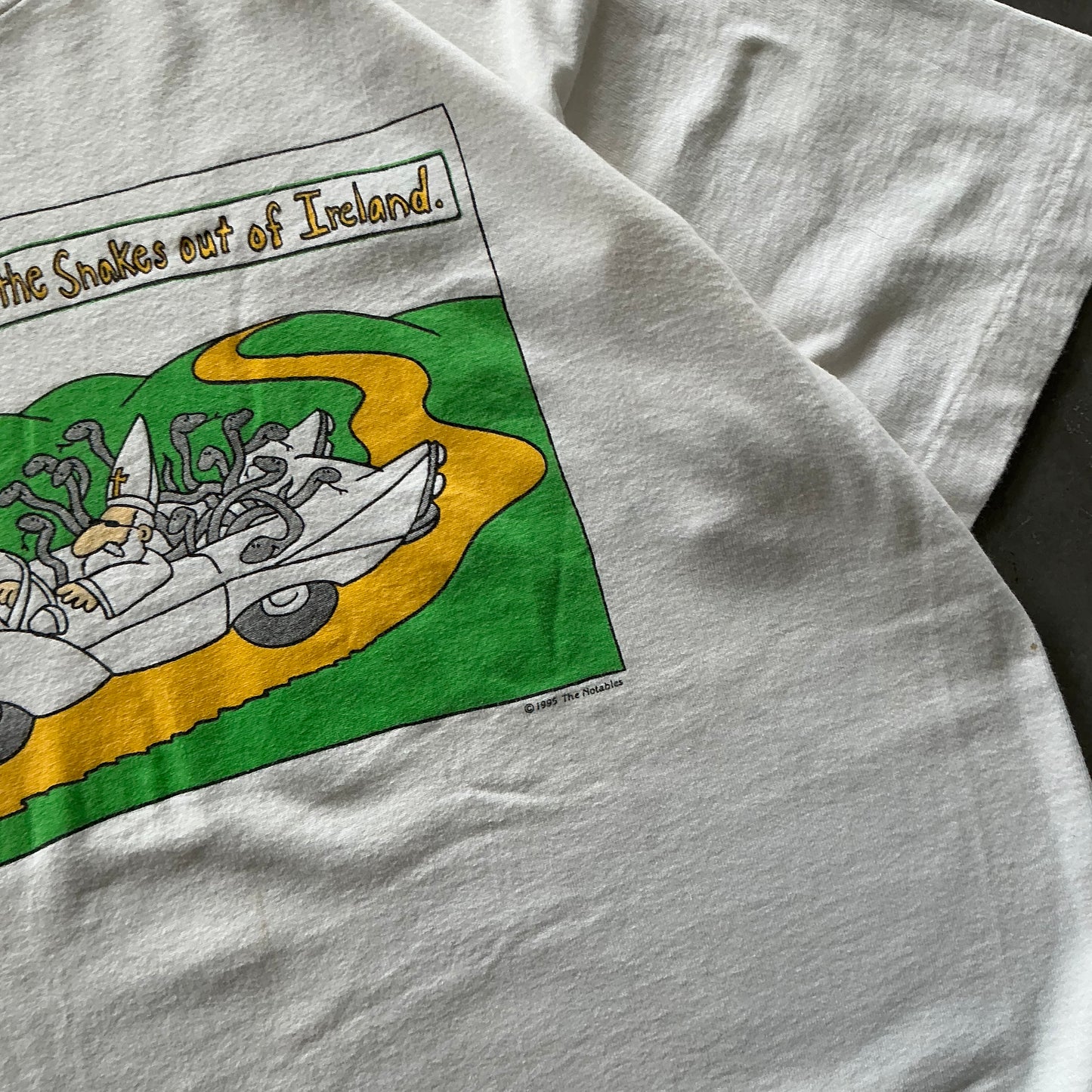 90’s St Patrick Snakes Tee Size Small