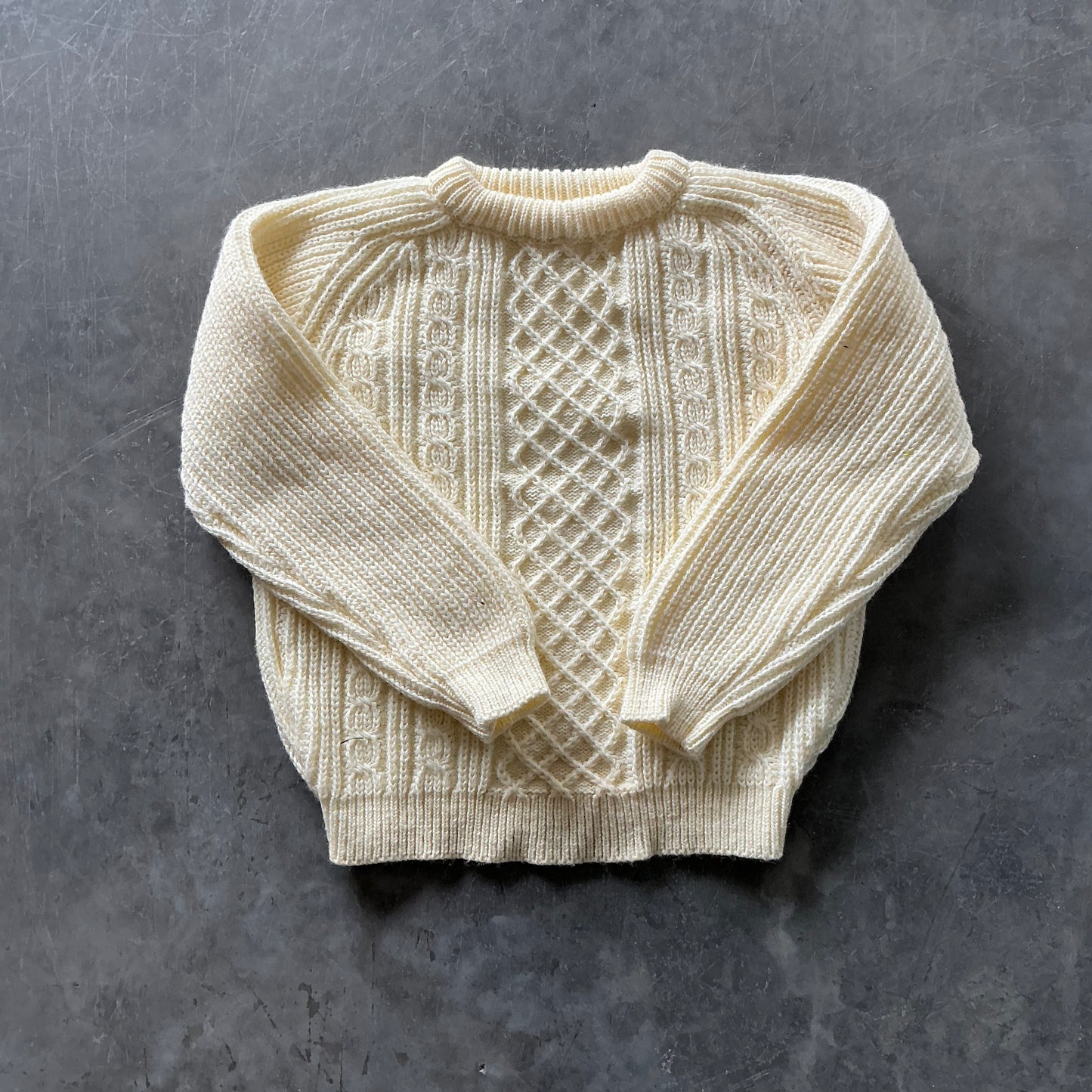 Vintage Chunky Knit Geansaí Size Medium