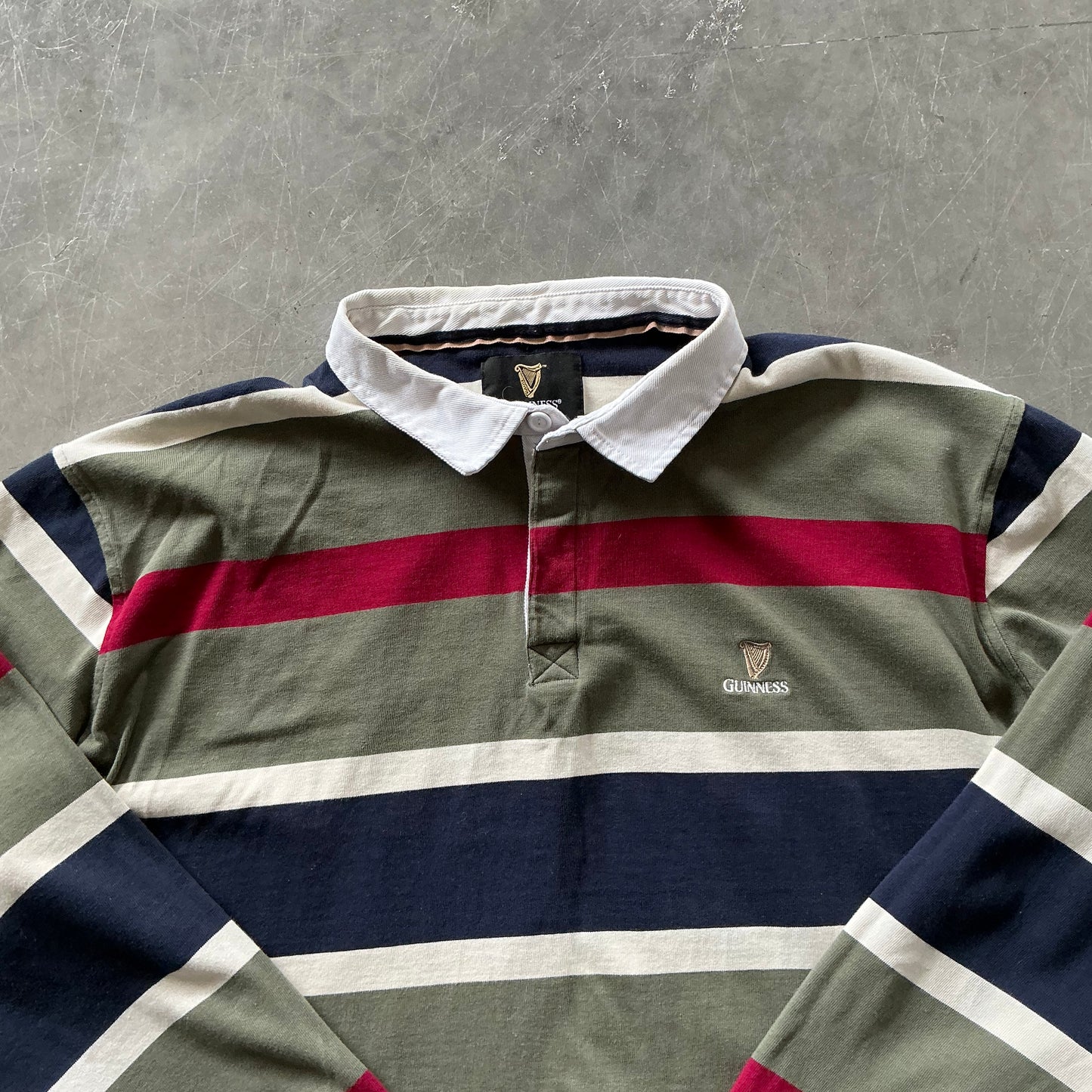 Vintage Guinness Rugby Shirt Boxy XL