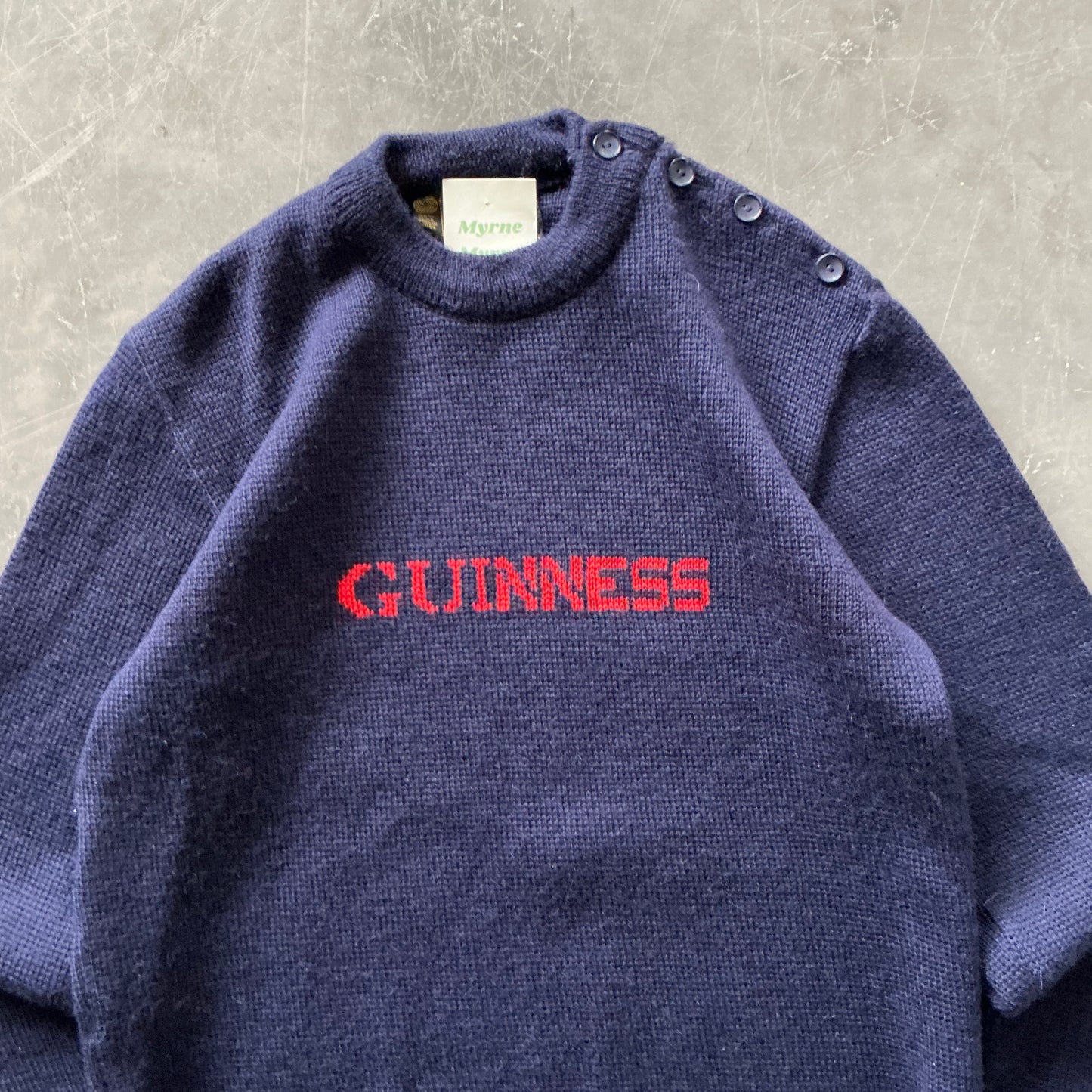 1980's Vintage Guinness Knit Size Large