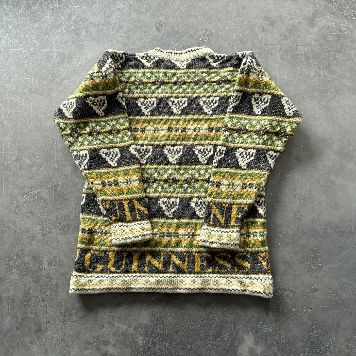 80's Vintage Guinness Knit Size L