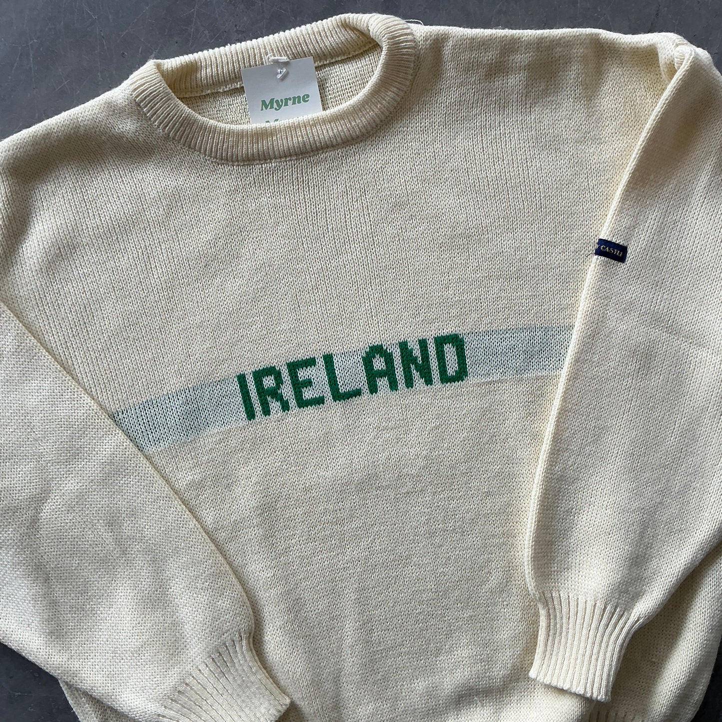 80's Vintage Ireland Sweater Size Boxy M