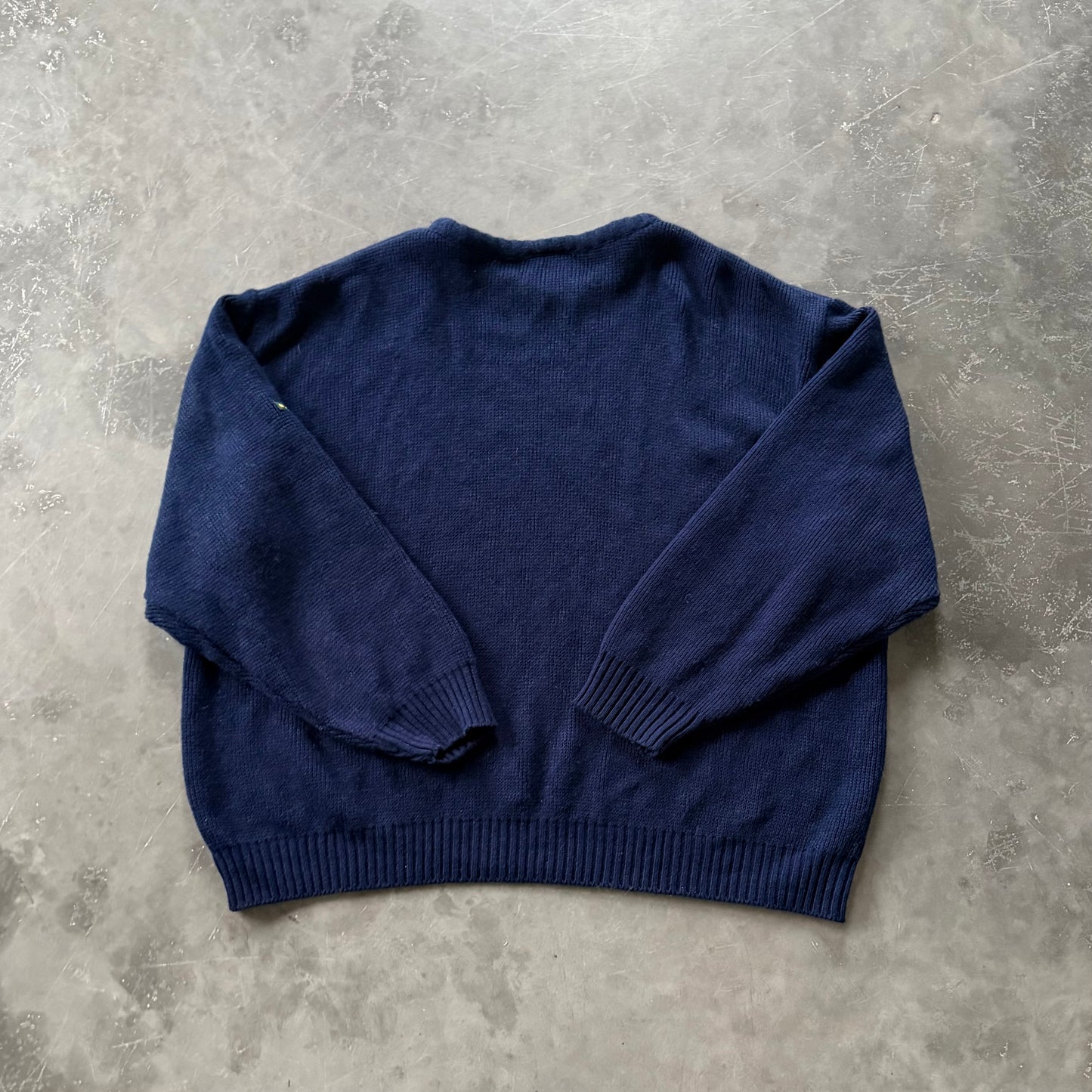 80’s Navy Ireland Sweater Boxy Medium