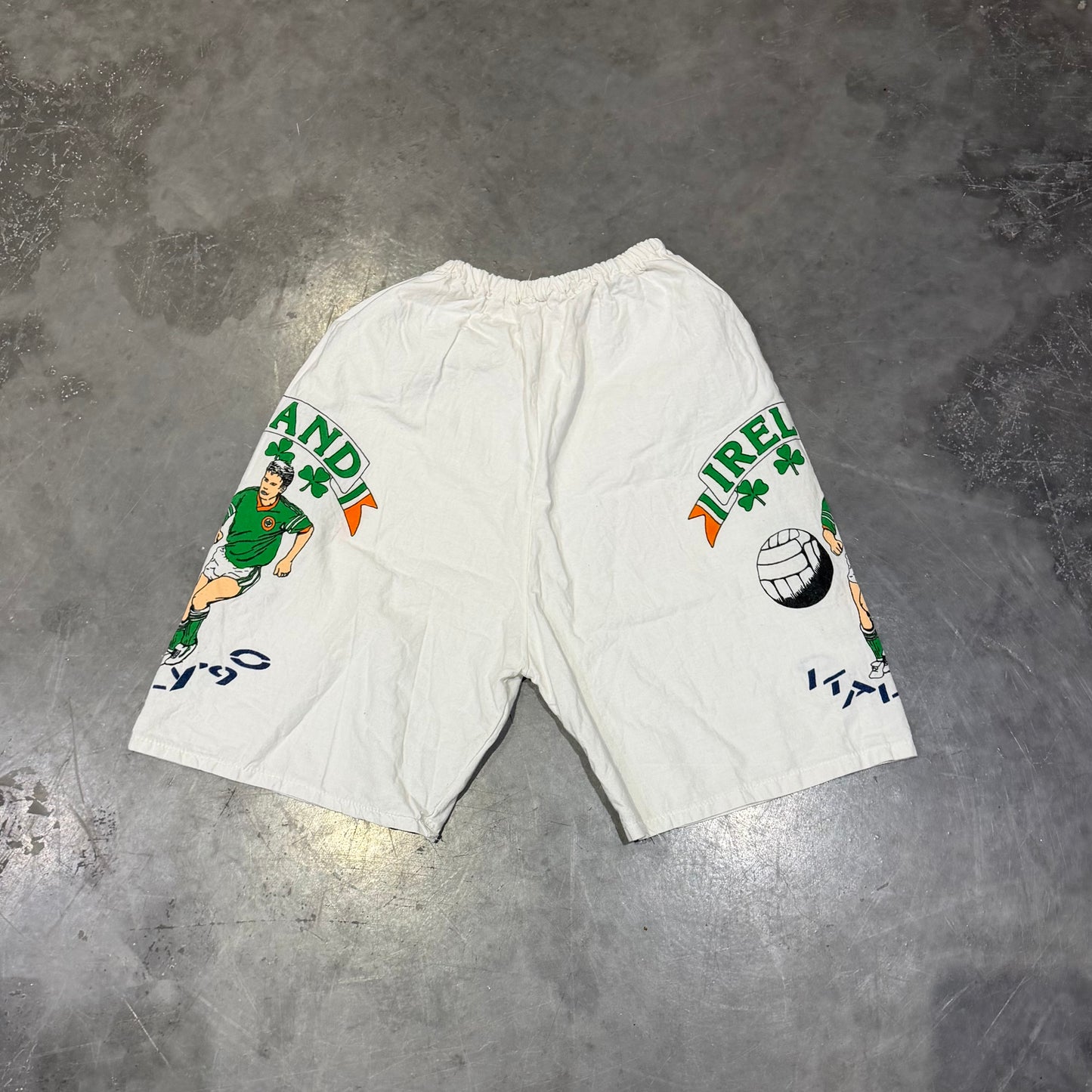 Italia 90' Ireland Kids Shorts Age 10