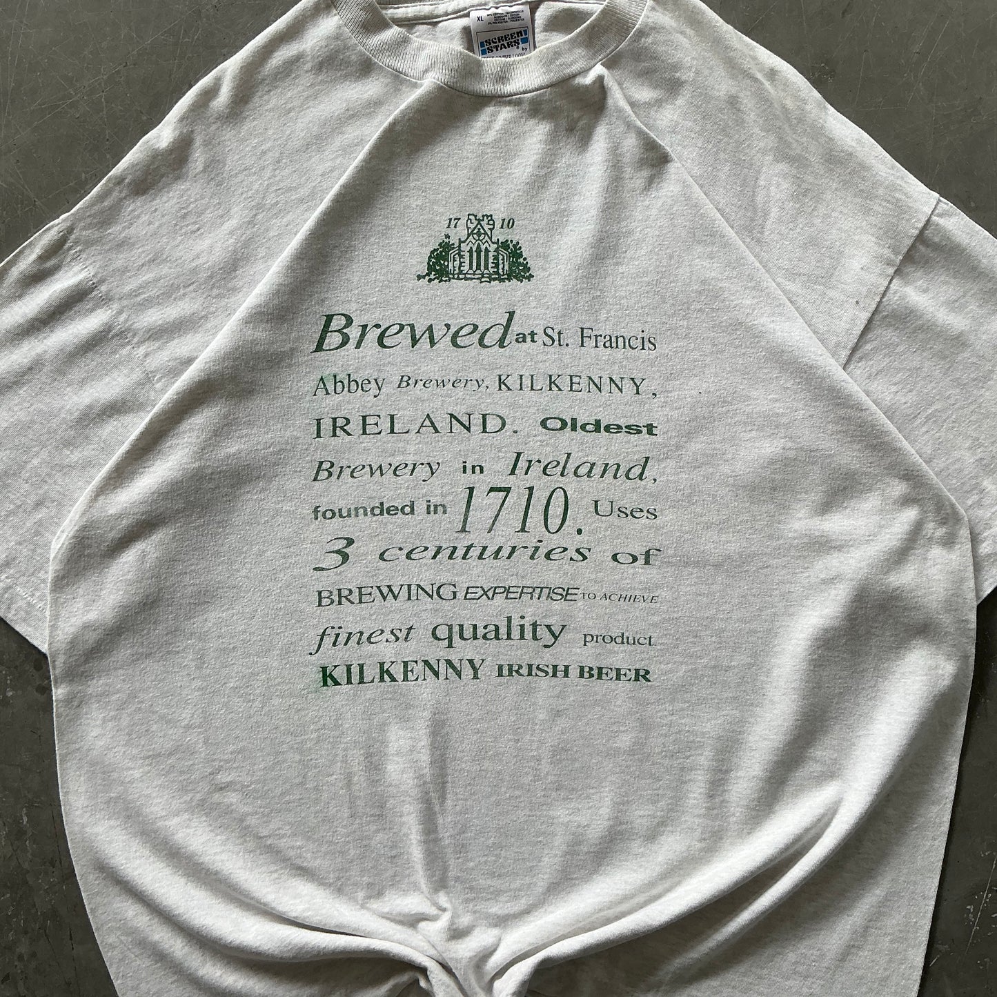 Vintage Kilkenny Beer Tee Size XL