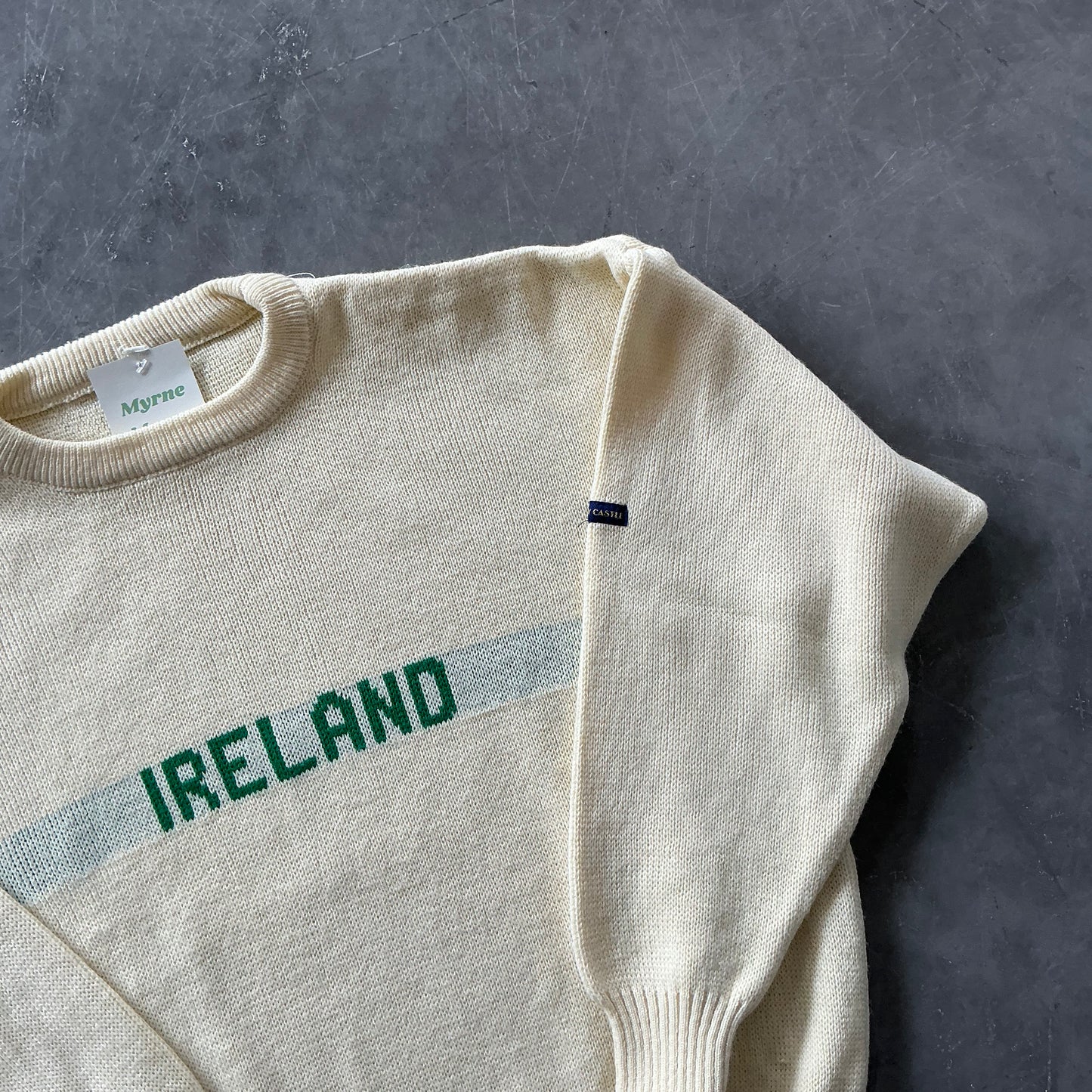 80's Vintage Ireland Sweater Size Boxy M