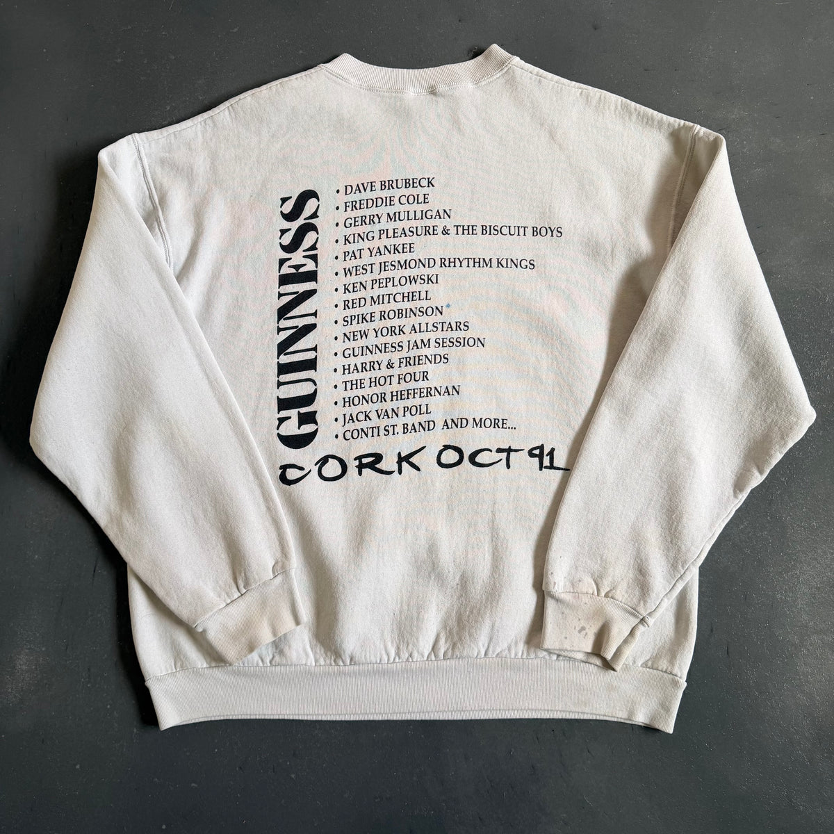 1991 Cork Jazz Fest Sweatshirt Size XL