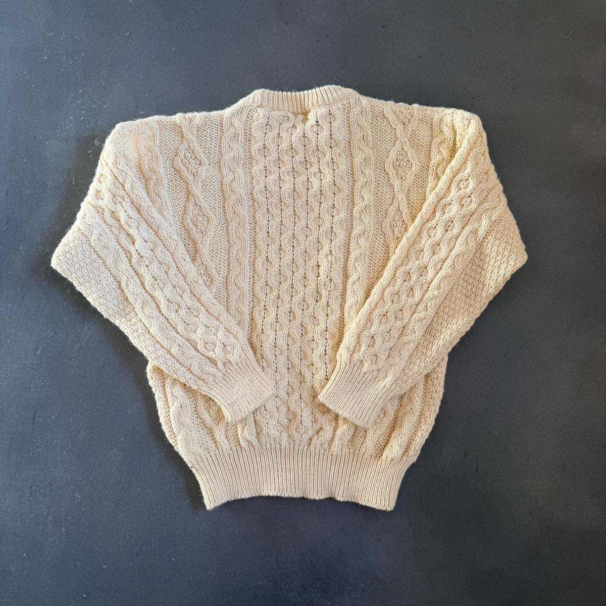Vintage Irish Aran Geansaí WMNS S
