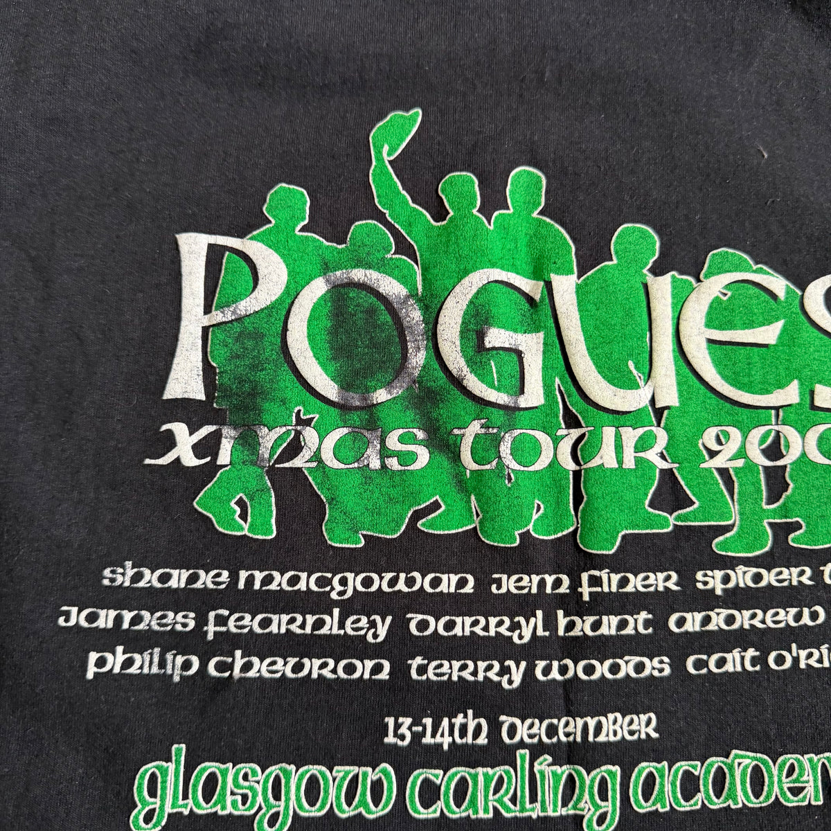 2004 The Pogues UK Tour Tee Size L