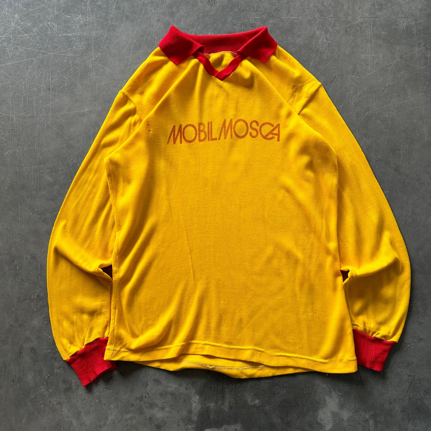 Vintage Mobil Mosca Football Jersey Size L/XL