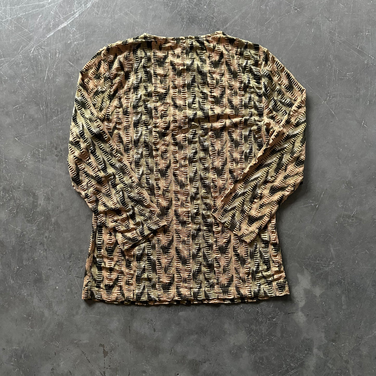 Vintage Graphic Blouse Size Large