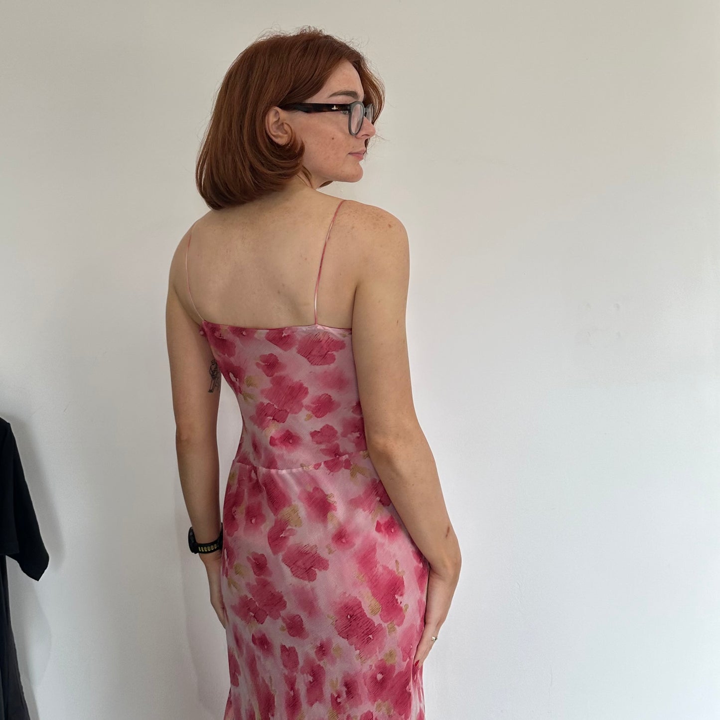 90’s Vintage Floral Midi Dress UK6