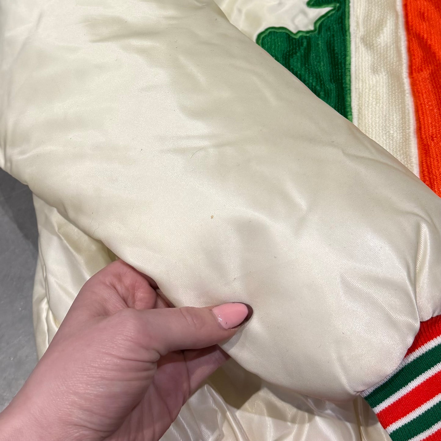 90’s Rare Vintage Ireland Varsity Jacket Size Small