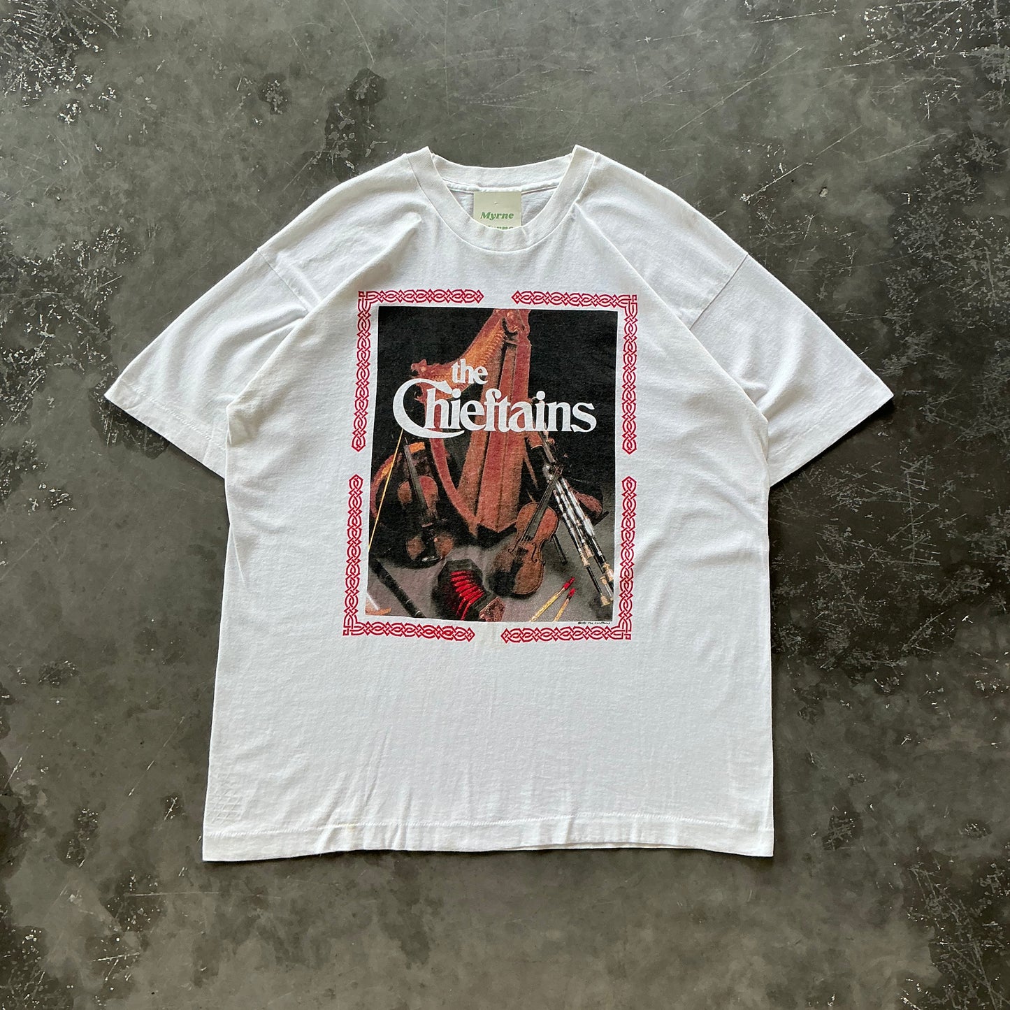 1990's Rare Vintage Chieftains Tee Size XL