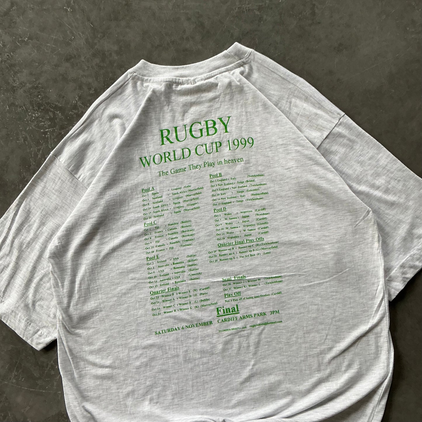 1999 Ireland V England Tee Size L/XL